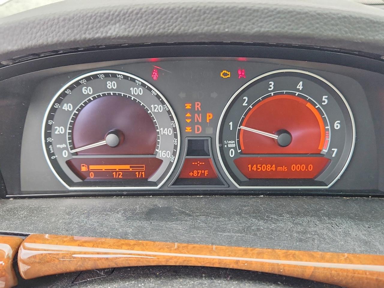 2006 Bmw 750 Li White vin: WBAHN835X6DT36988
