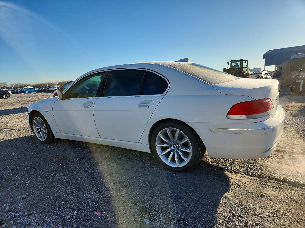 2007 Bmw 7 Series White vin: WBAHN835X7DT71080