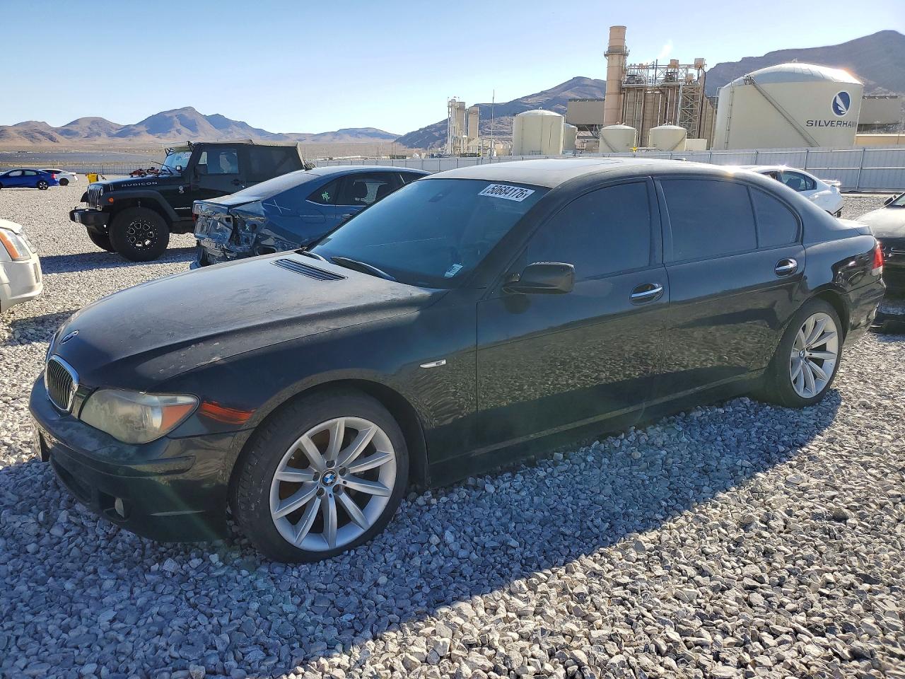 2008 Bmw 750 Li Black vin: WBAHN835X8DT78581