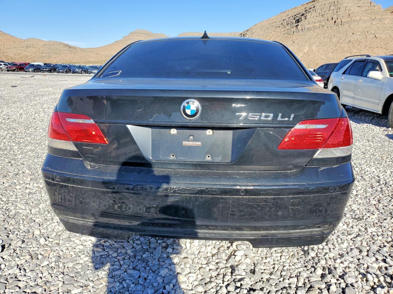 2008 Bmw 750 Li Black vin: WBAHN835X8DT78581