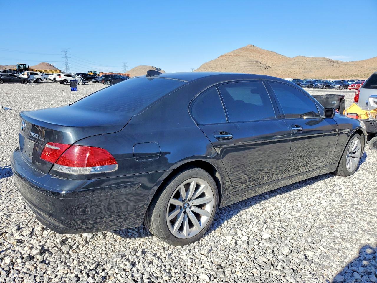 2008 Bmw 750 Li Black vin: WBAHN835X8DT78581