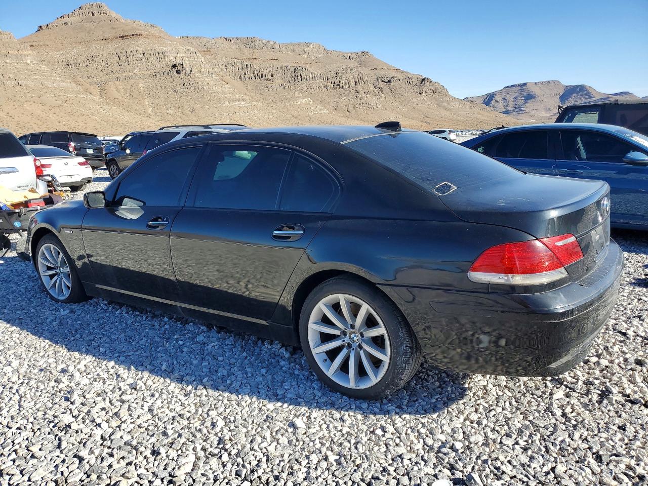 2008 Bmw 750 Li Black vin: WBAHN835X8DT78581