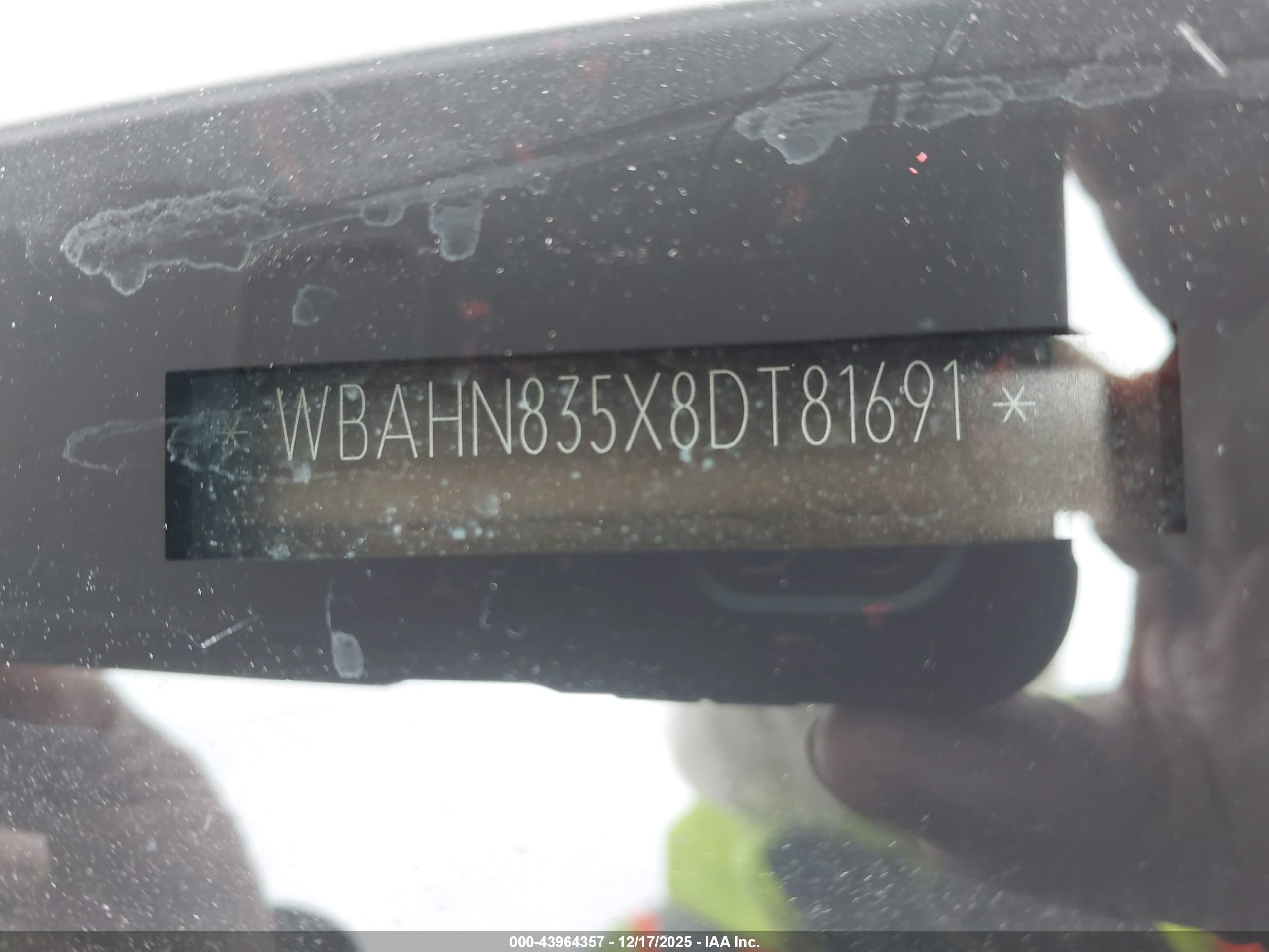 2008 Bmw 750li   Черный vin: WBAHN835X8DT81691