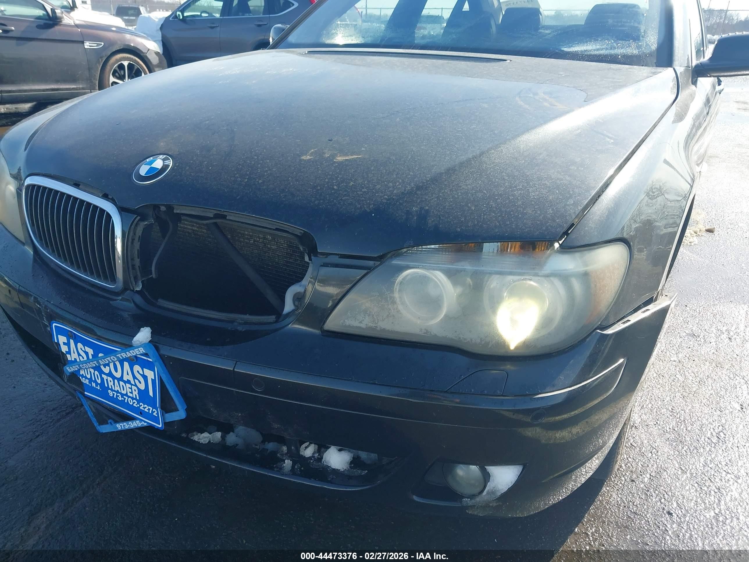 2008 Bmw 750li   Black vin: WBAHN835X8DT87880