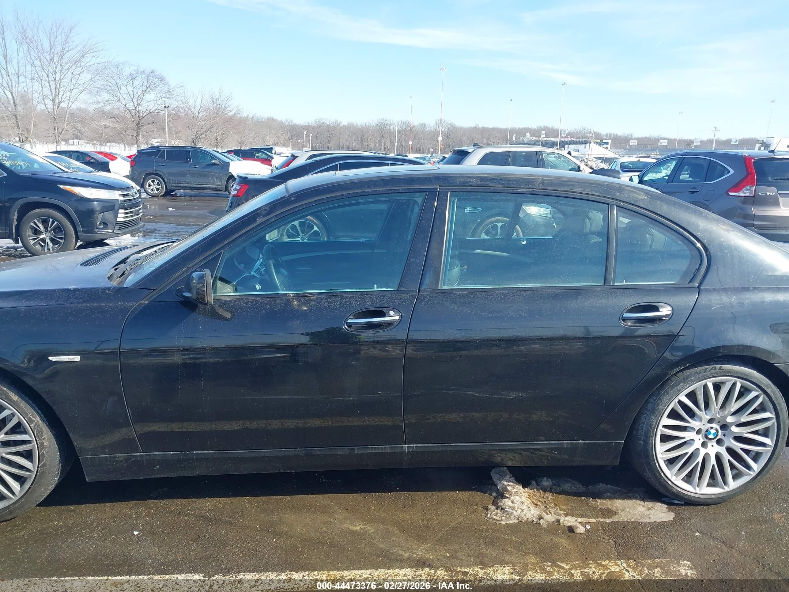 2008 Bmw 750li   Black vin: WBAHN835X8DT87880