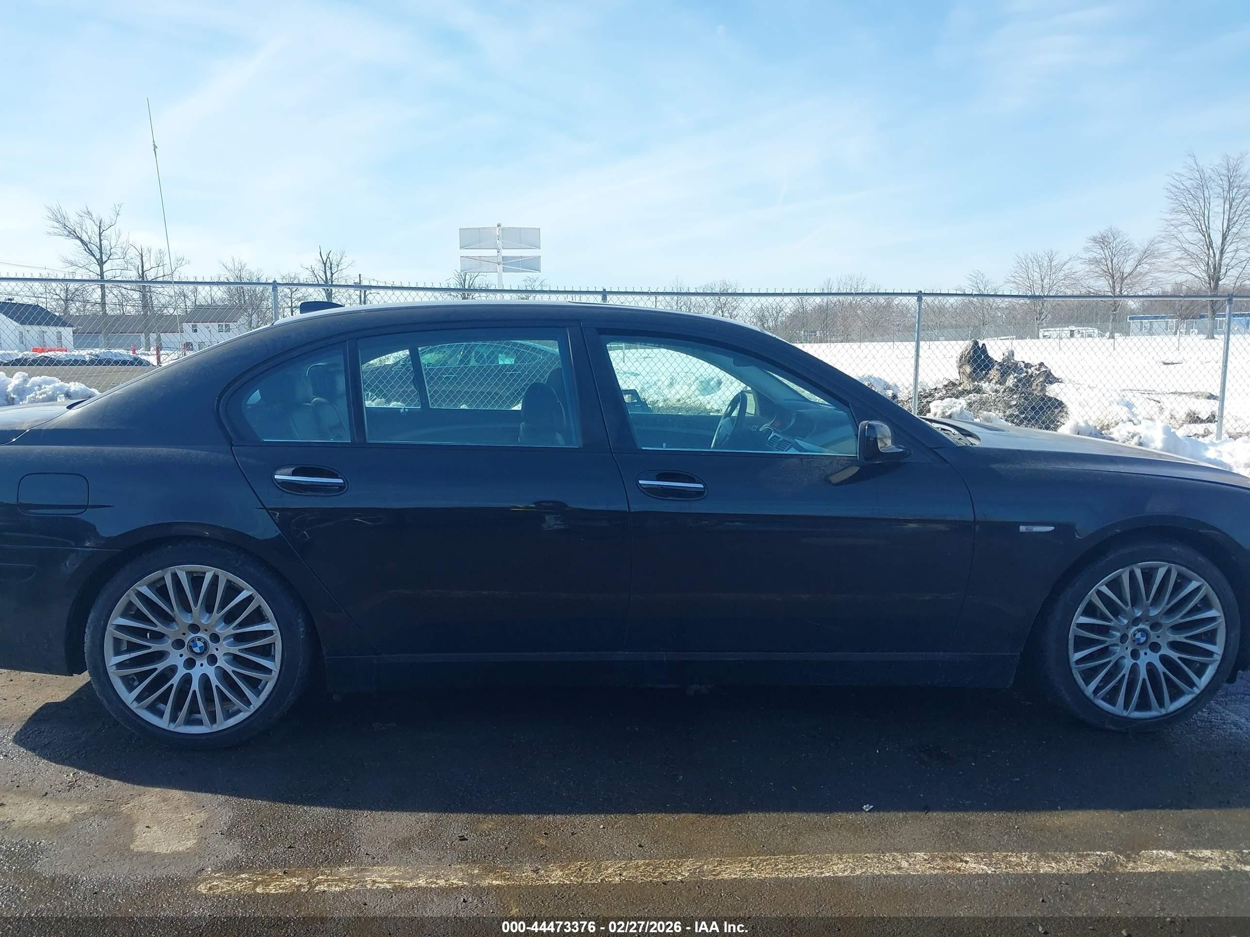 2008 Bmw 750li   Black vin: WBAHN835X8DT87880