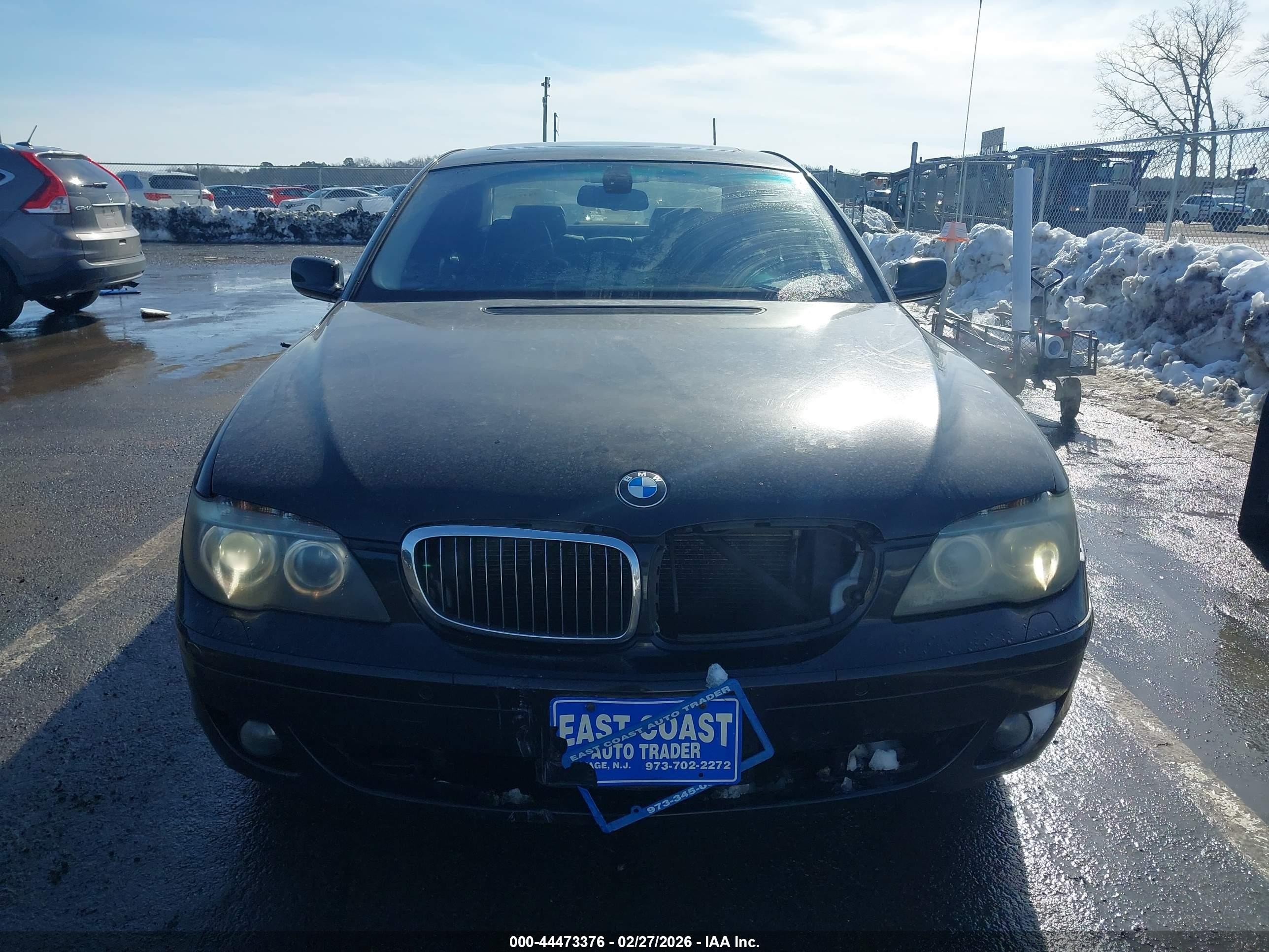 2008 Bmw 750li   Black vin: WBAHN835X8DT87880