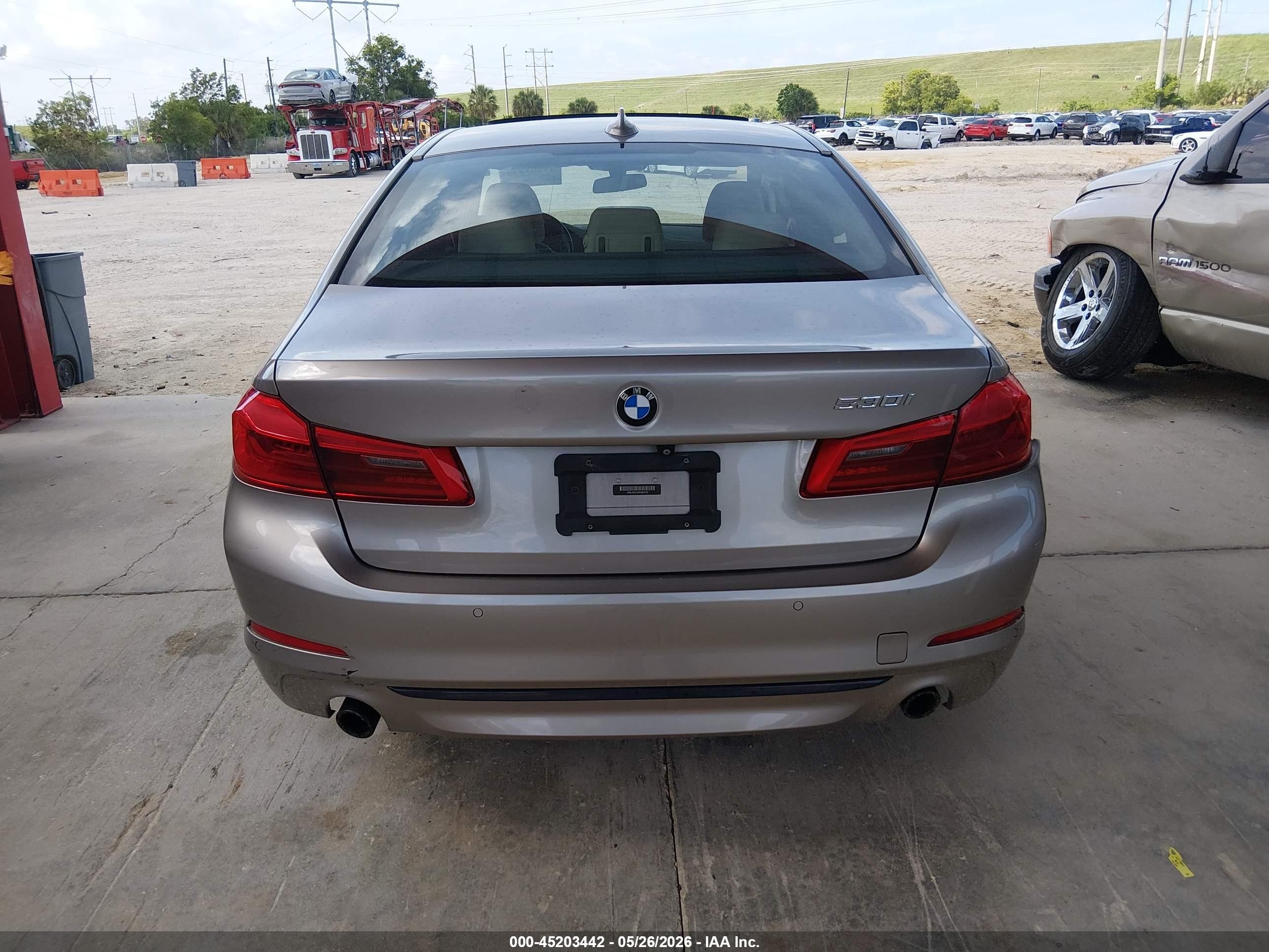 2017 Bmw 530i   Gray vin: WBAJA5C34HG893763