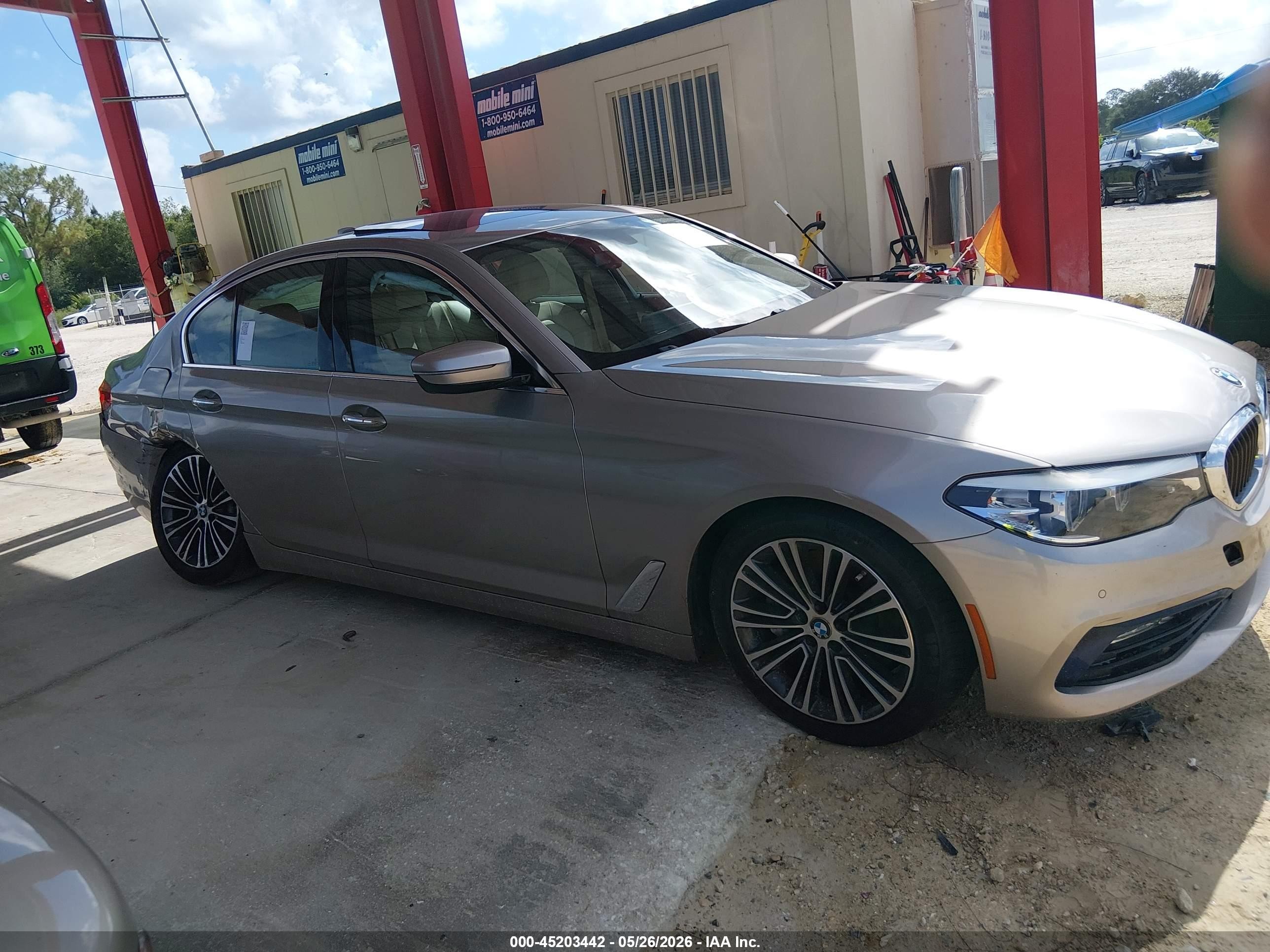 2017 Bmw 530i   Gray vin: WBAJA5C34HG893763