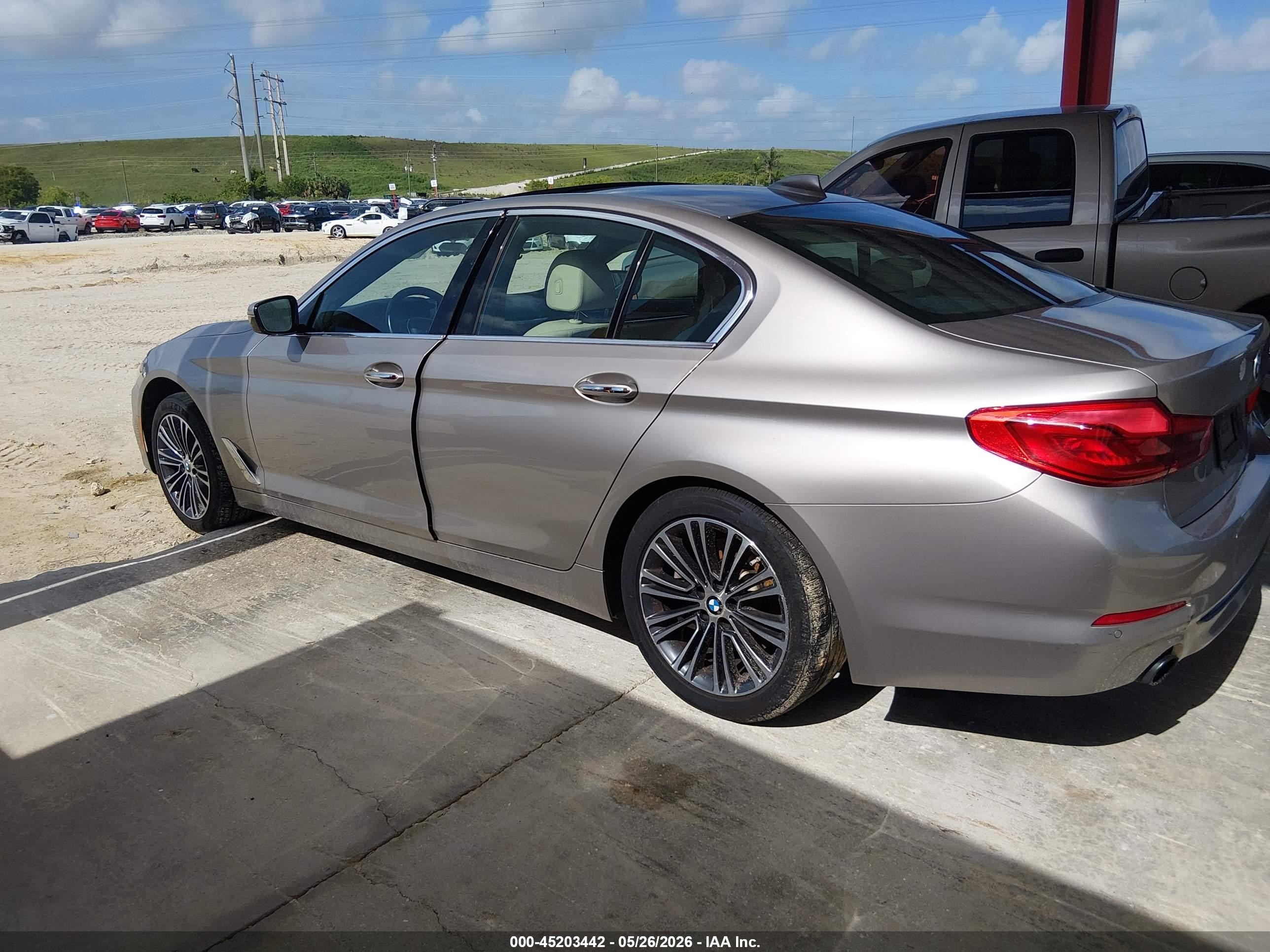 2017 Bmw 530i   Gray vin: WBAJA5C34HG893763