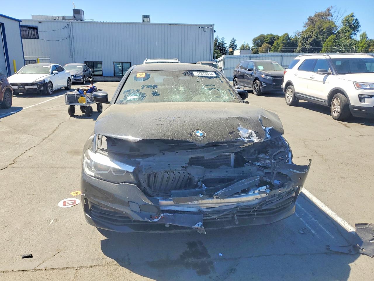 2018 Bmw 530 I Black vin: WBAJA5C50JWA36940