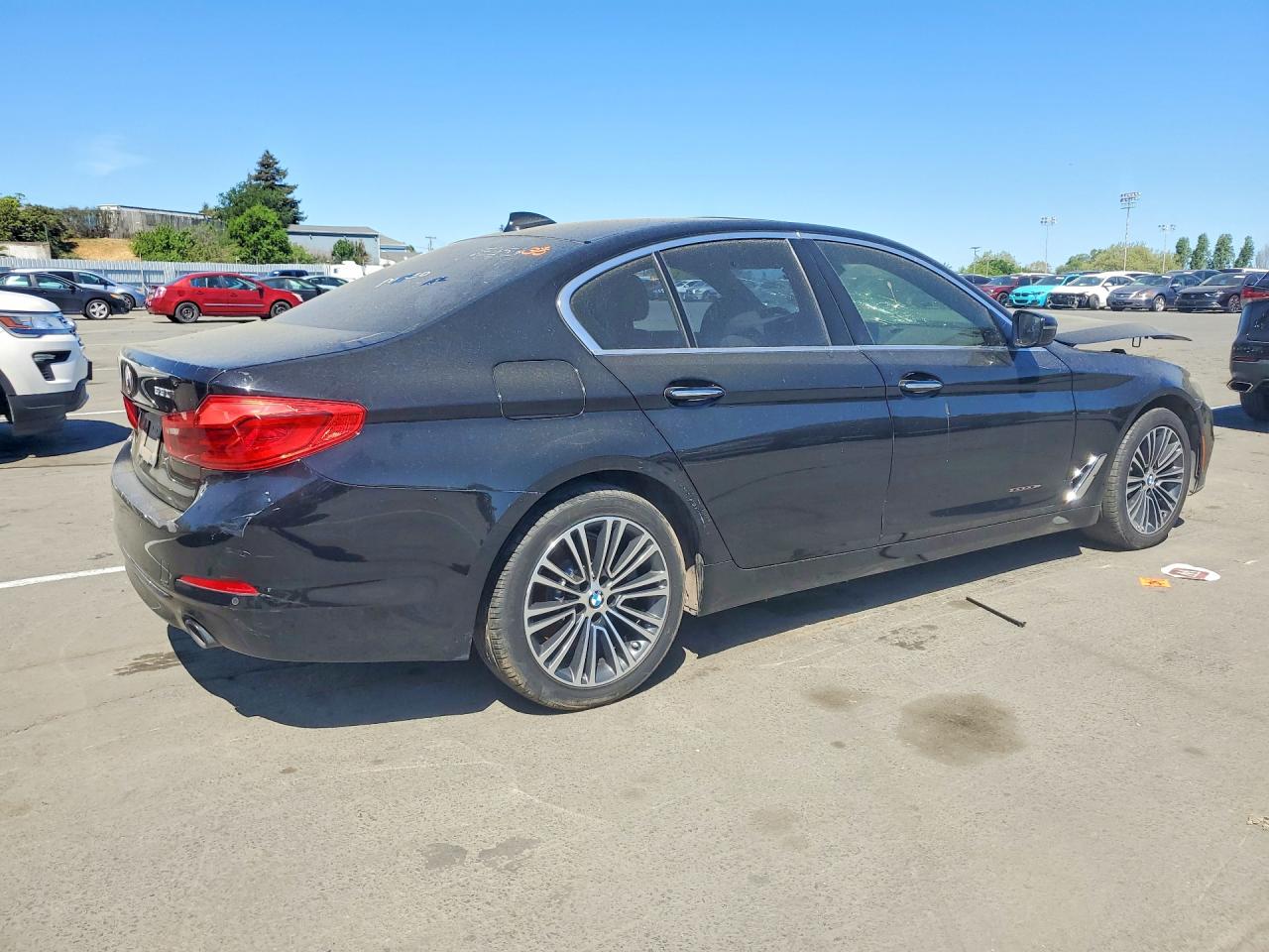 2018 Bmw 530 I Black vin: WBAJA5C50JWA36940