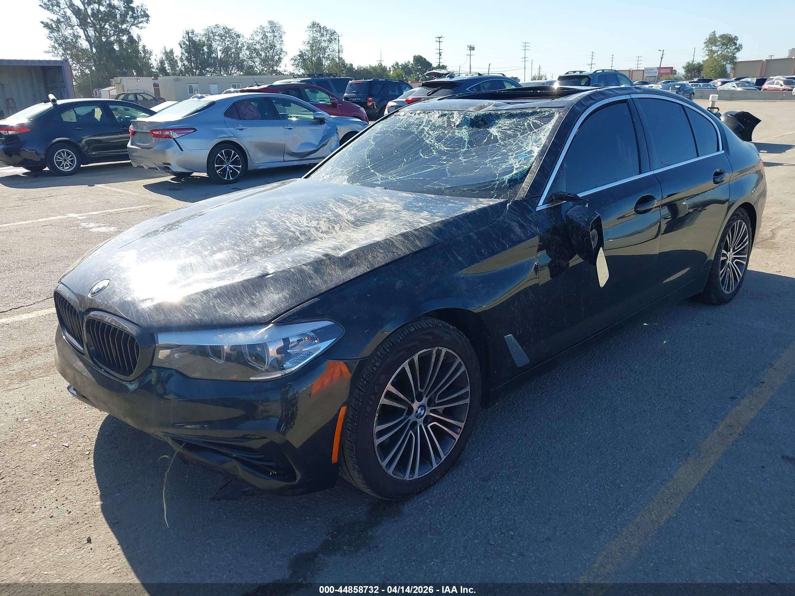 2019 Bmw 530i Black vin: WBAJA5C52KG900783