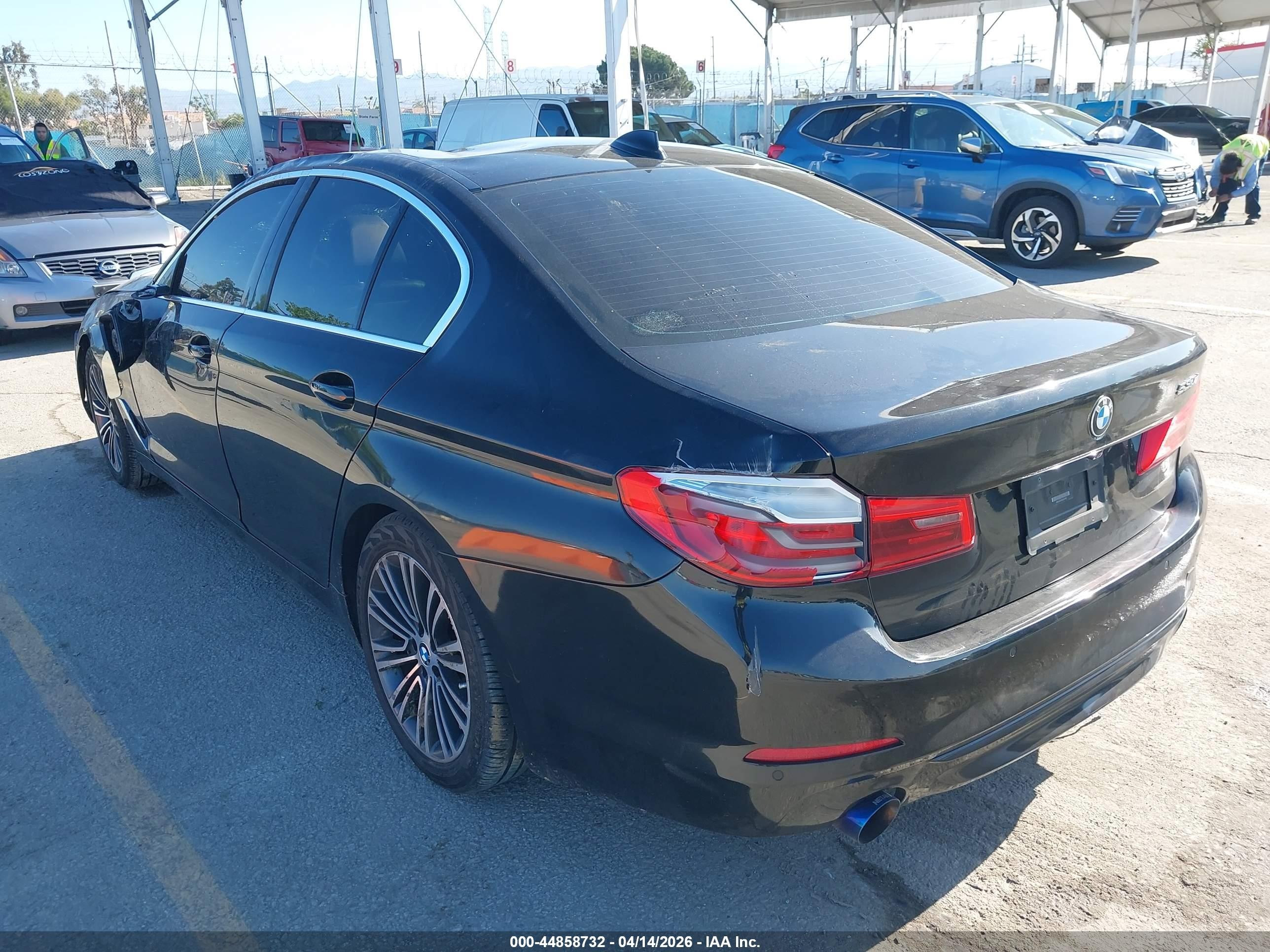 2019 Bmw 530i Black vin: WBAJA5C52KG900783