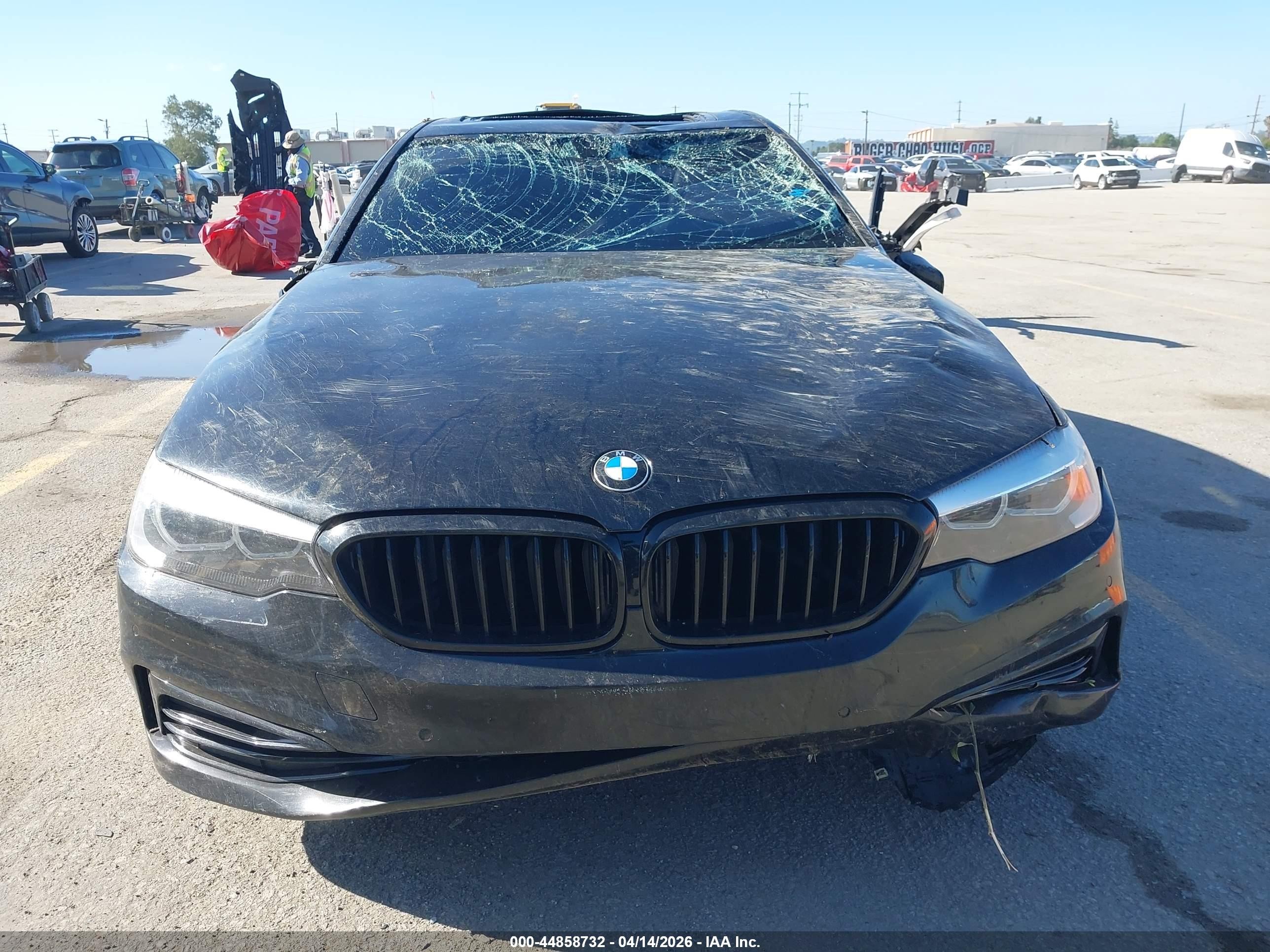 2019 Bmw 530i Black vin: WBAJA5C52KG900783