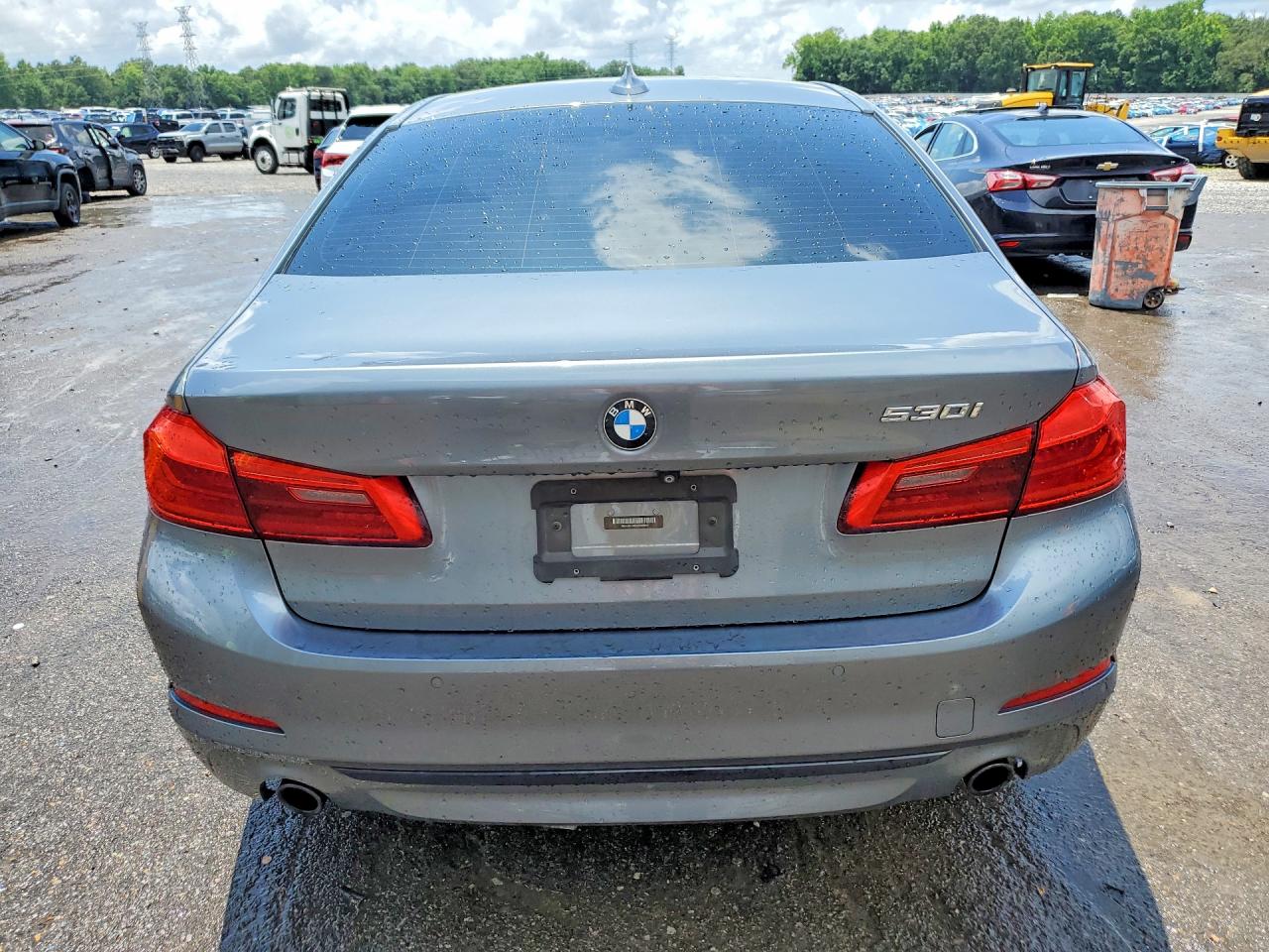 2019 Bmw 530 I Silver vin: WBAJA5C58KWW09565