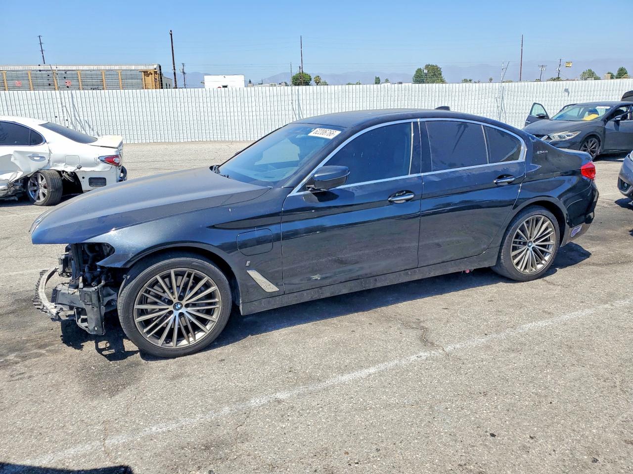 2018 Bmw 530e Black vin: WBAJA9C52JB033971