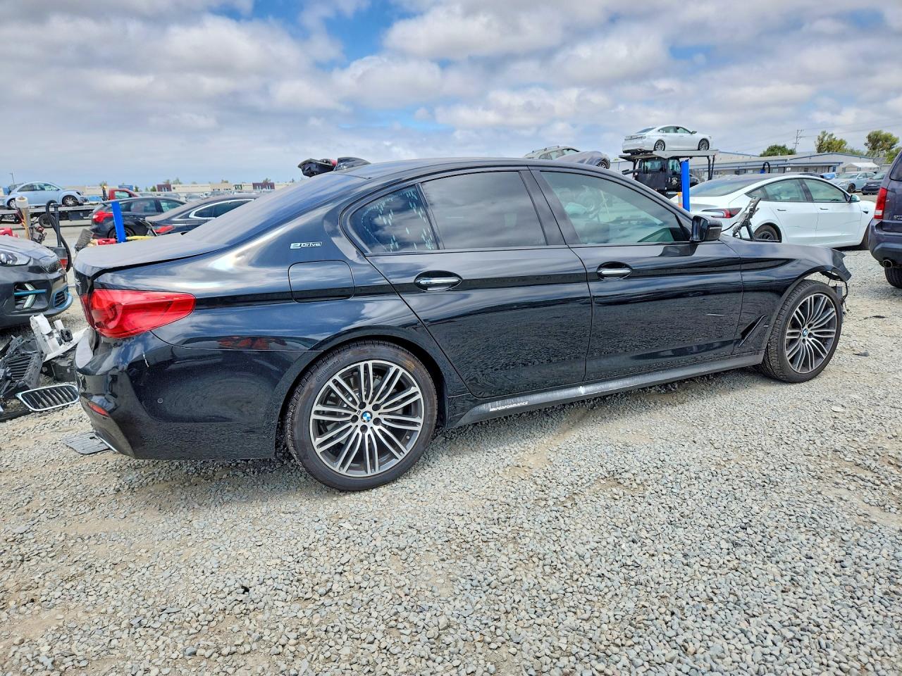 2018 Bmw 530e Black vin: WBAJA9C58JB251669