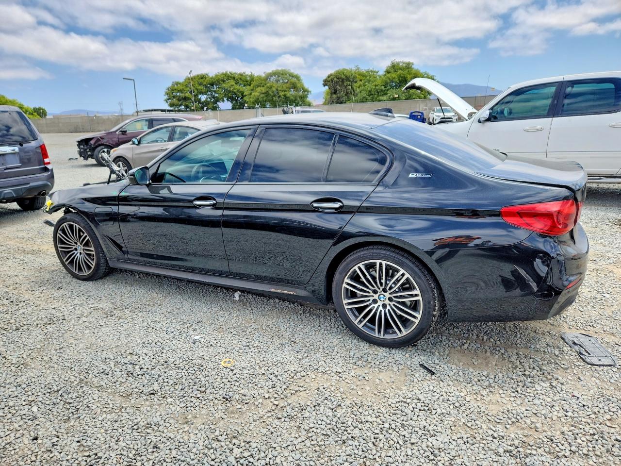 2018 Bmw 530e Black vin: WBAJA9C58JB251669