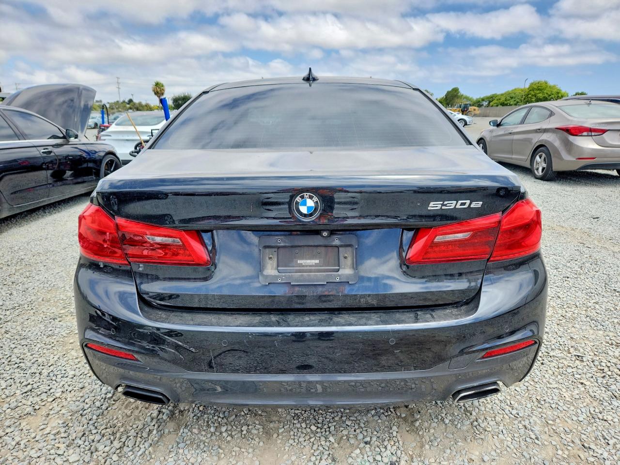 2018 Bmw 530e Black vin: WBAJA9C58JB251669
