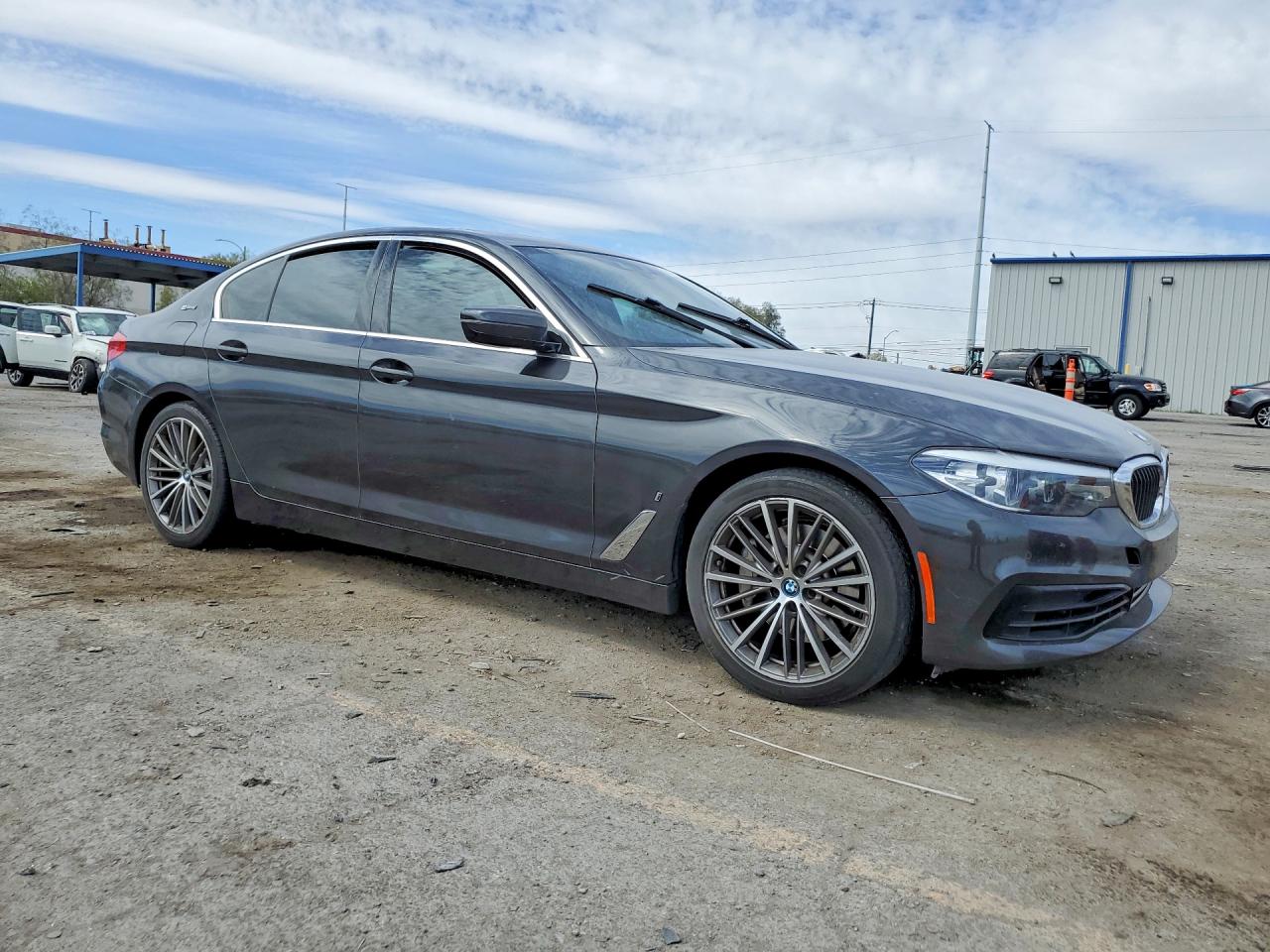 2019 Bmw 530e Gray vin: WBAJA9C59KB392932