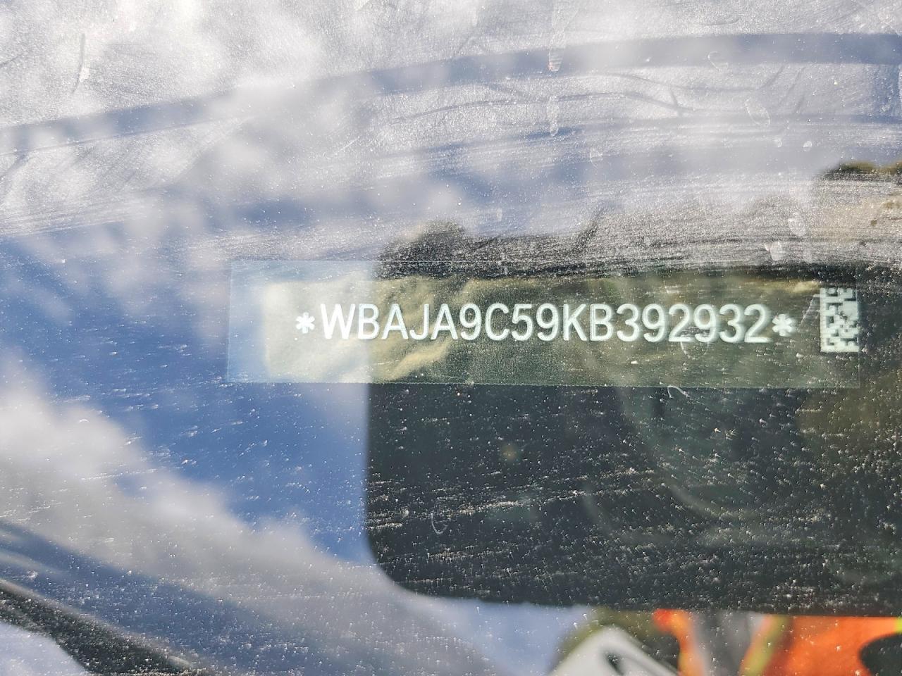 2019 Bmw 530e Gray vin: WBAJA9C59KB392932