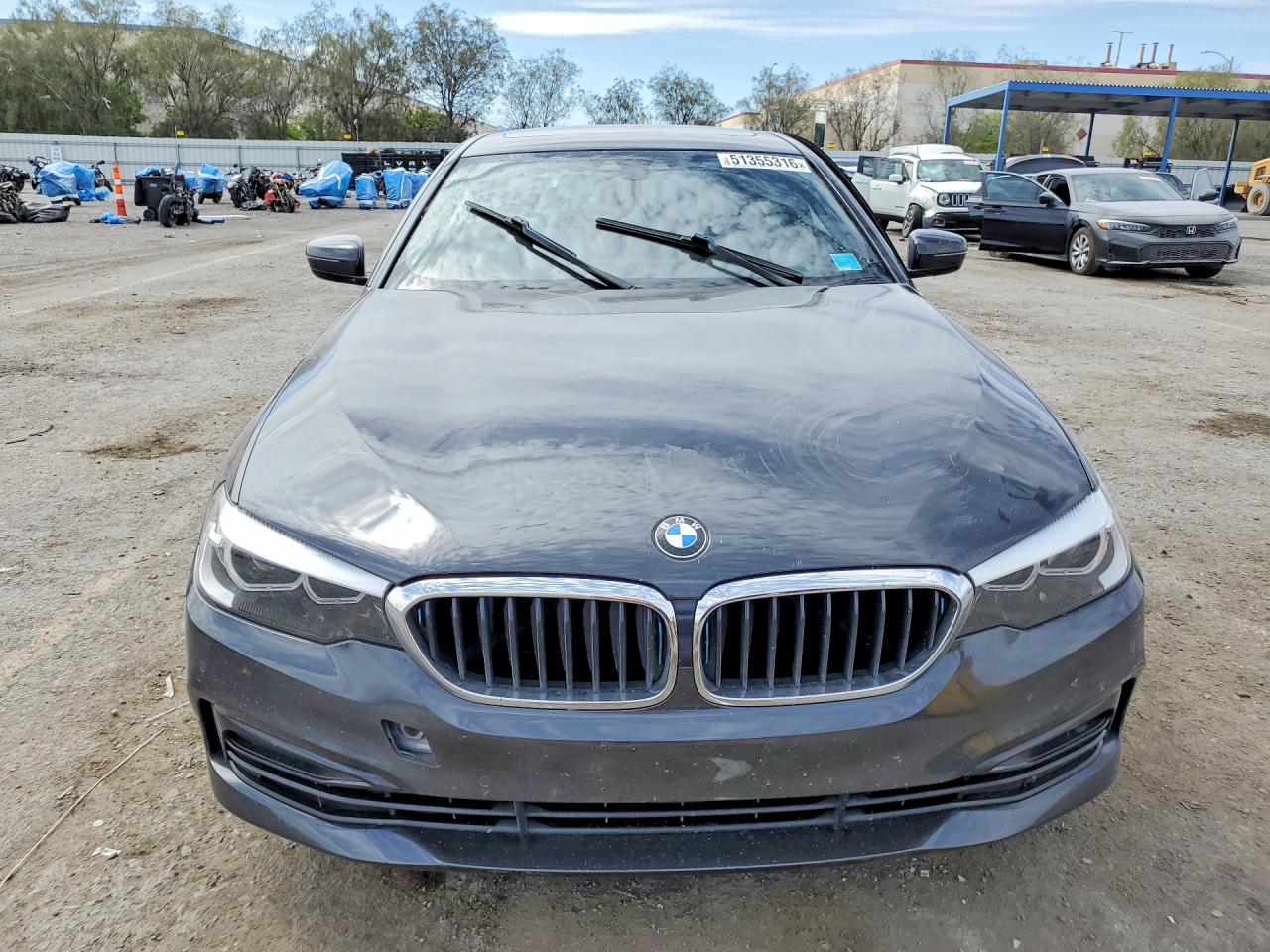 2019 Bmw 530e Gray vin: WBAJA9C59KB392932