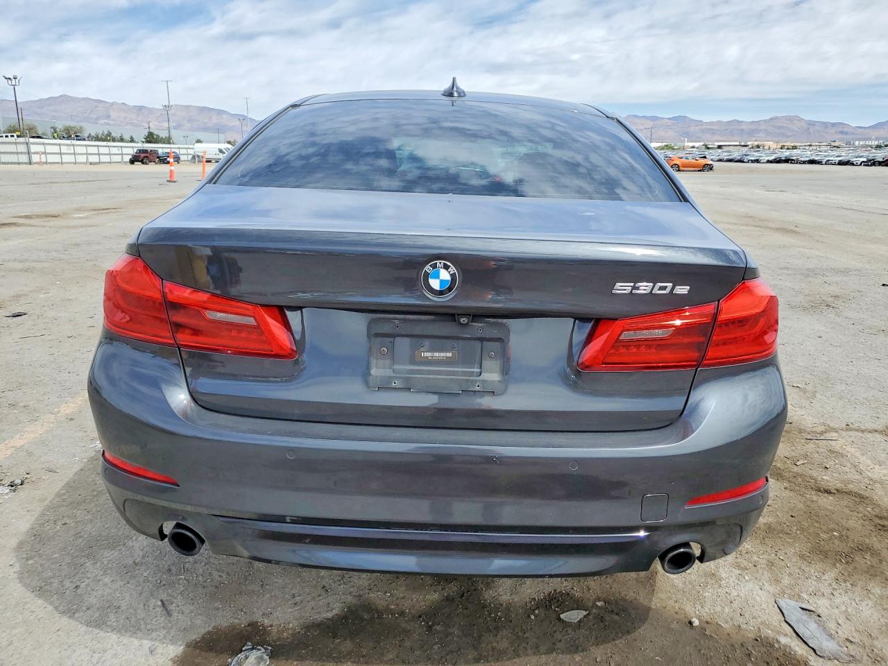 2019 Bmw 530e Gray vin: WBAJA9C59KB392932