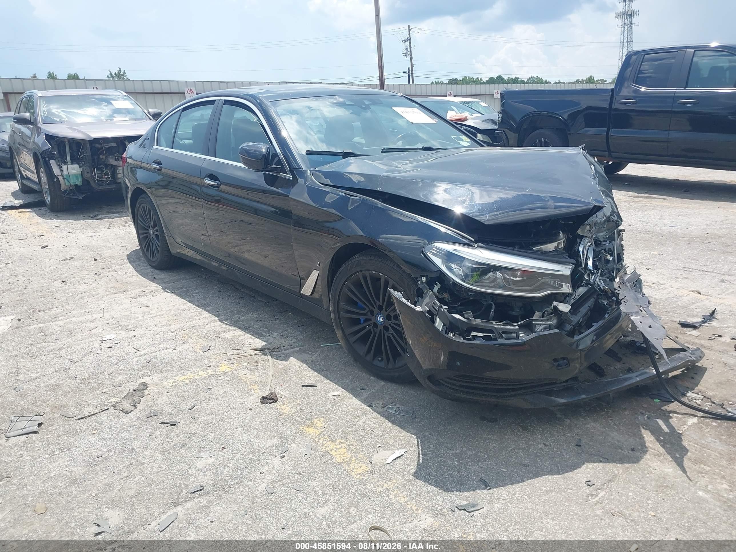 2018 Bmw 530e Xdrive Iperformance Black vin: WBAJB1C5XJB084584