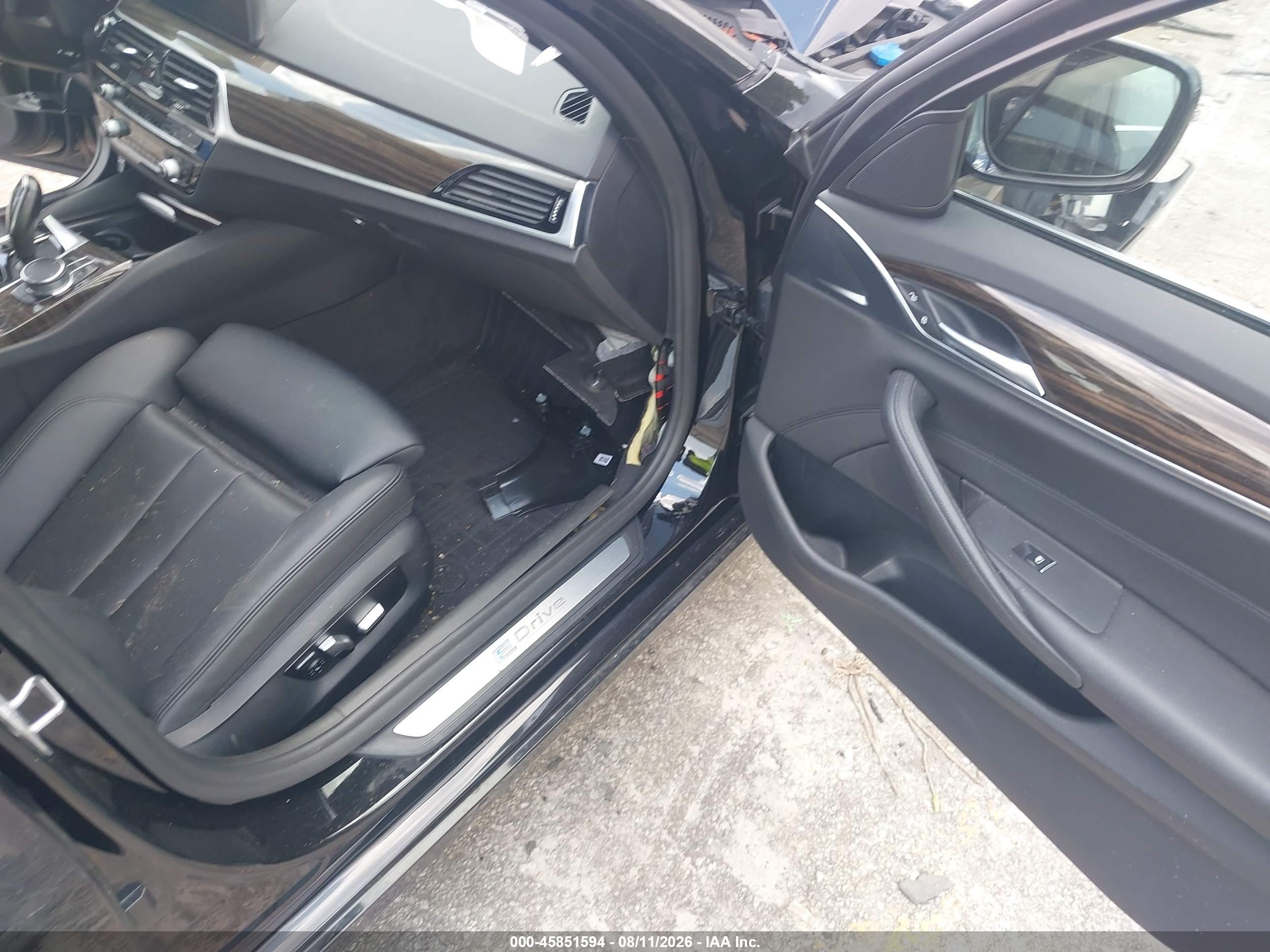 2018 Bmw 530e Xdrive Iperformance Black vin: WBAJB1C5XJB084584