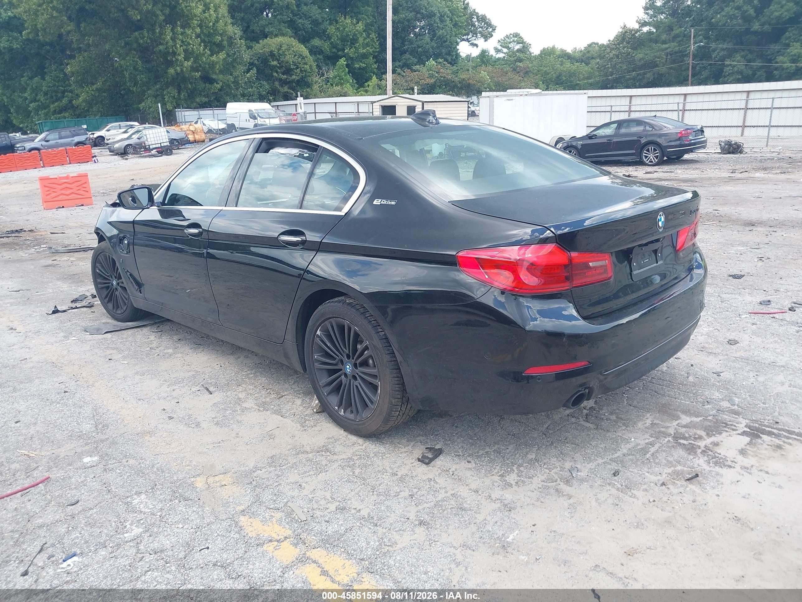 2018 Bmw 530e Xdrive Iperformance Black vin: WBAJB1C5XJB084584
