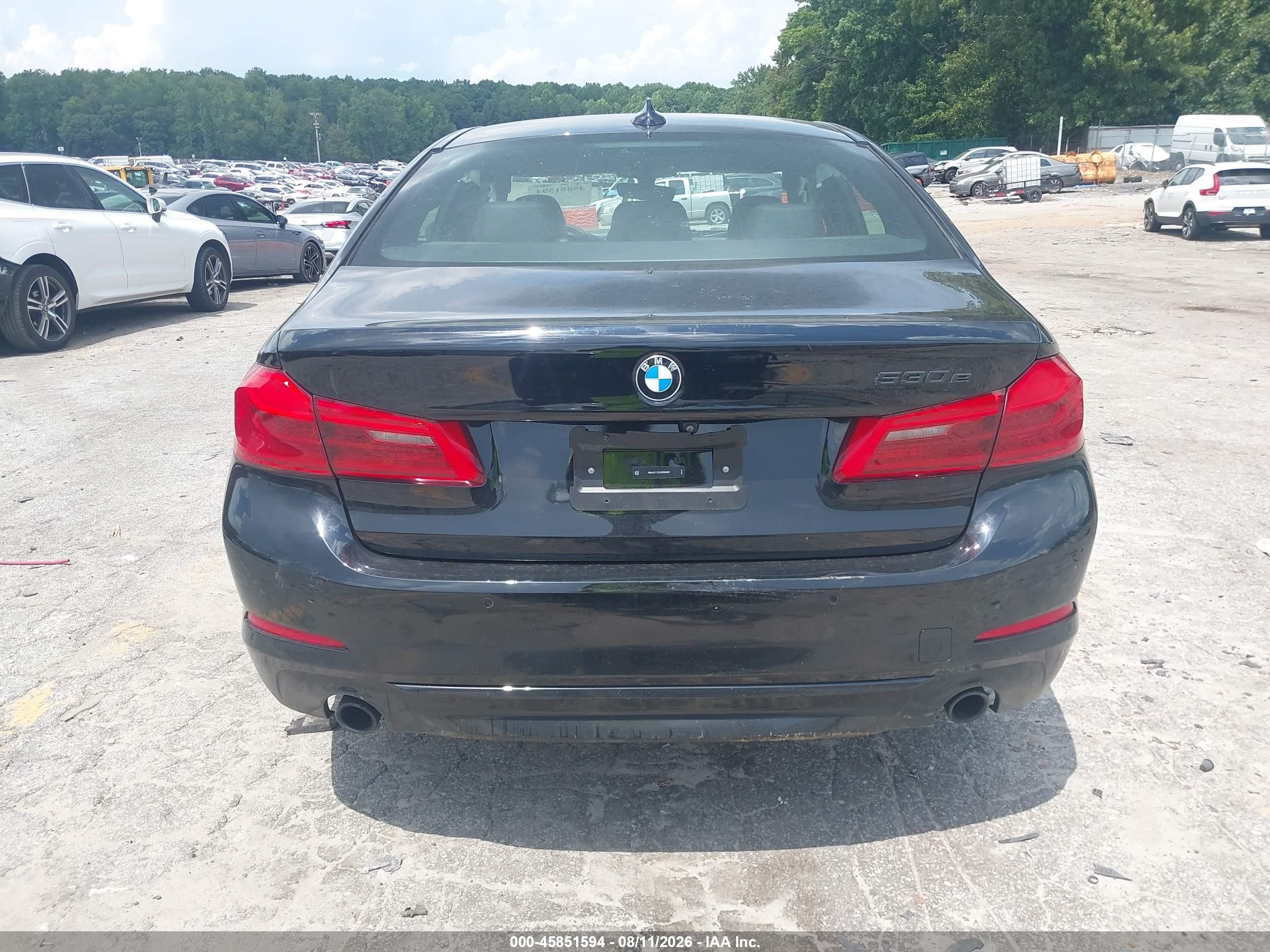2018 Bmw 530e Xdrive Iperformance Black vin: WBAJB1C5XJB084584