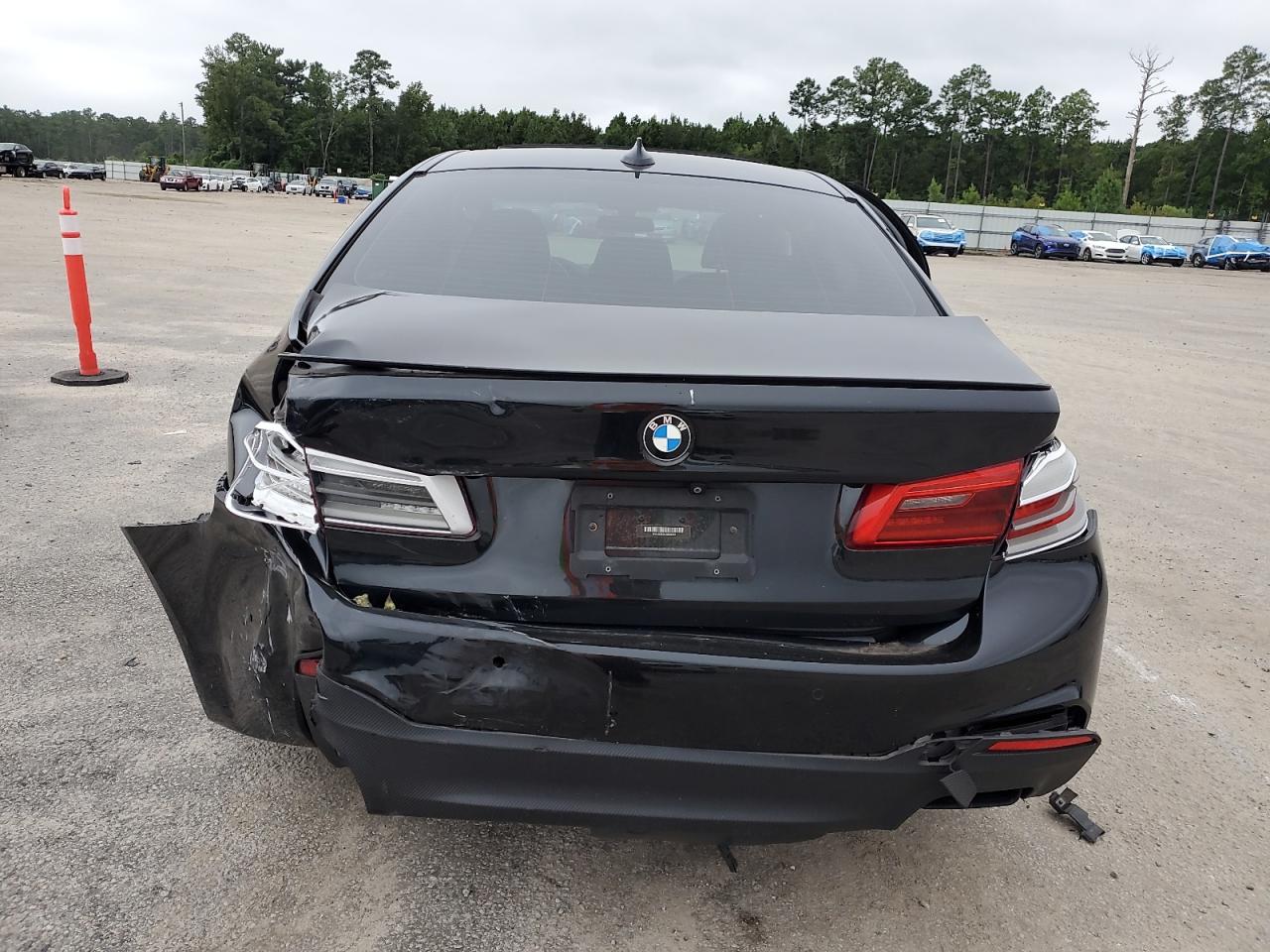 2018 Bmw M550xi Black vin: WBAJB9C50JB036218