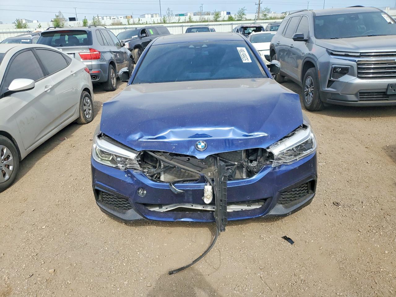 2018 Bmw M550xi Blue vin: WBAJB9C51JB286938
