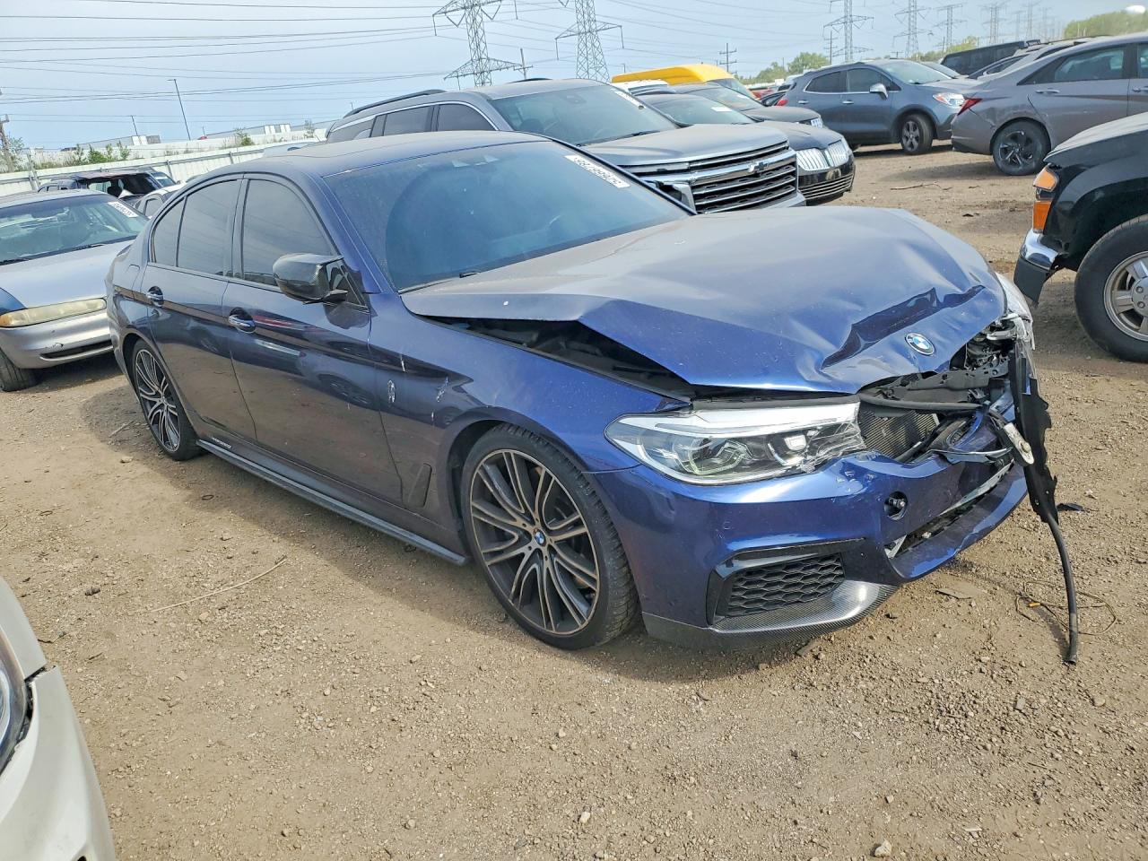 2018 Bmw M550xi Blue vin: WBAJB9C51JB286938