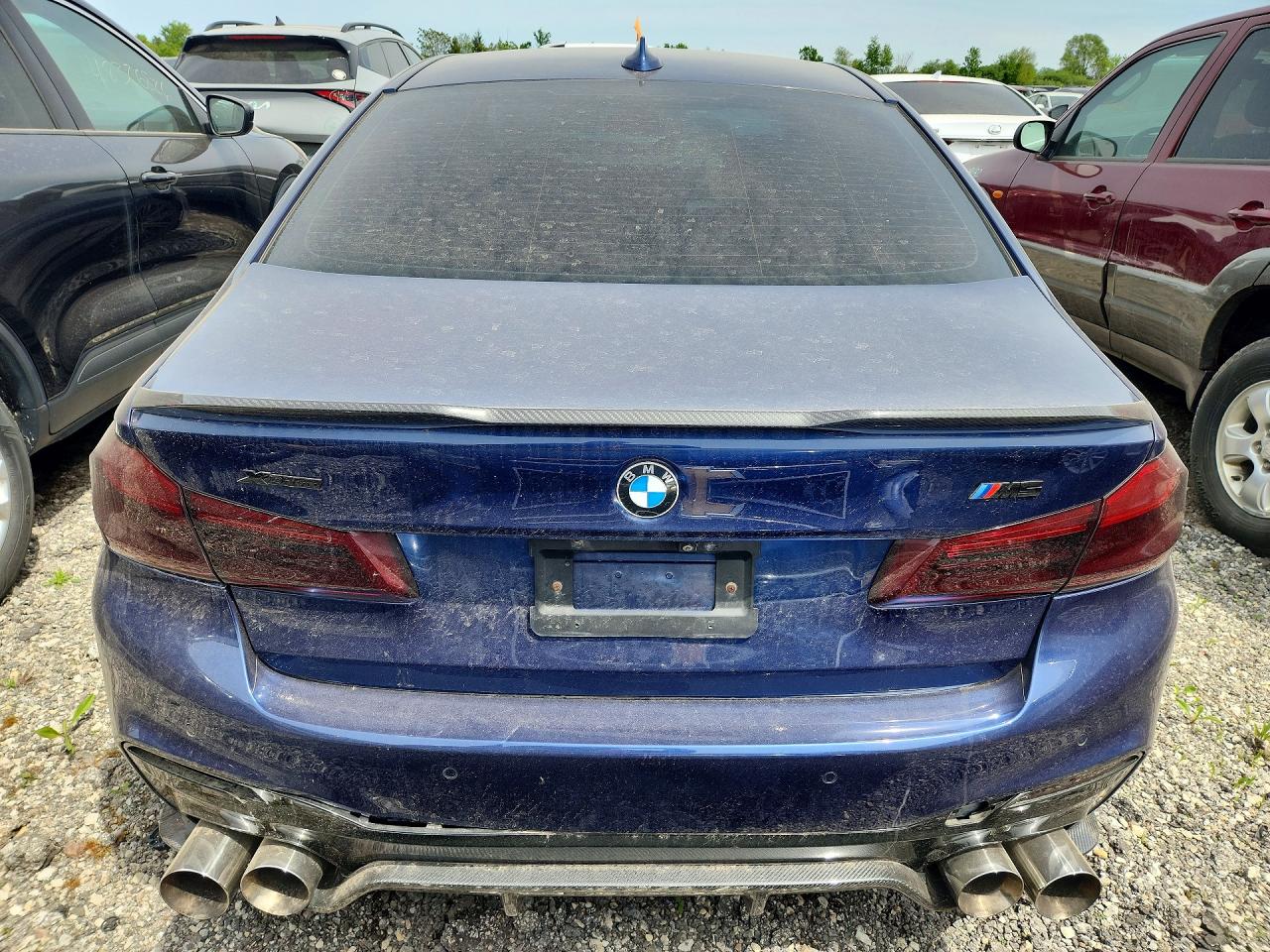 2018 Bmw M550xi Blue vin: WBAJB9C51JB286938