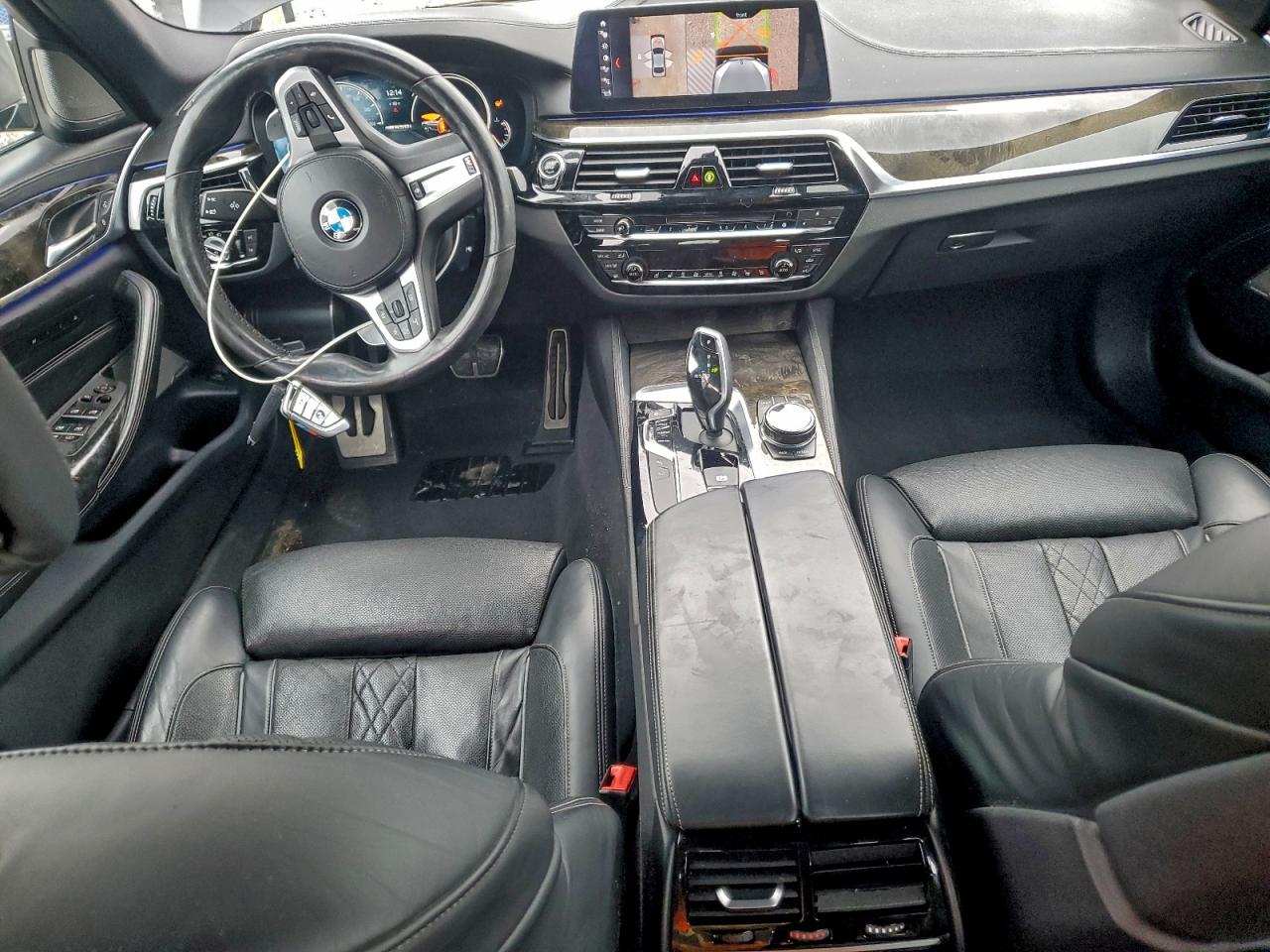 2018 Bmw M550xi Черный vin: WBAJB9C55JB036893