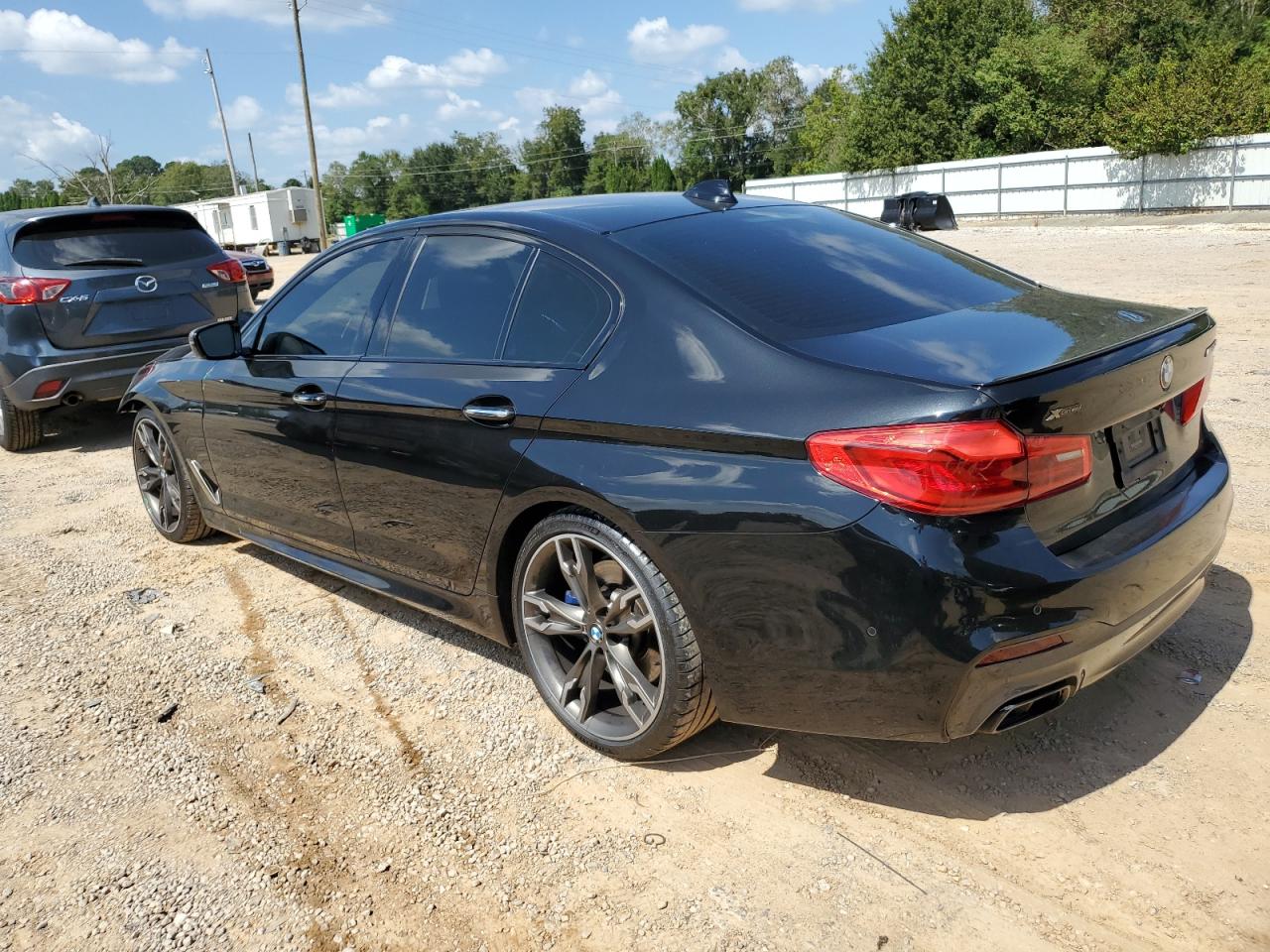 2018 Bmw M550xi Black vin: WBAJB9C55JB050048