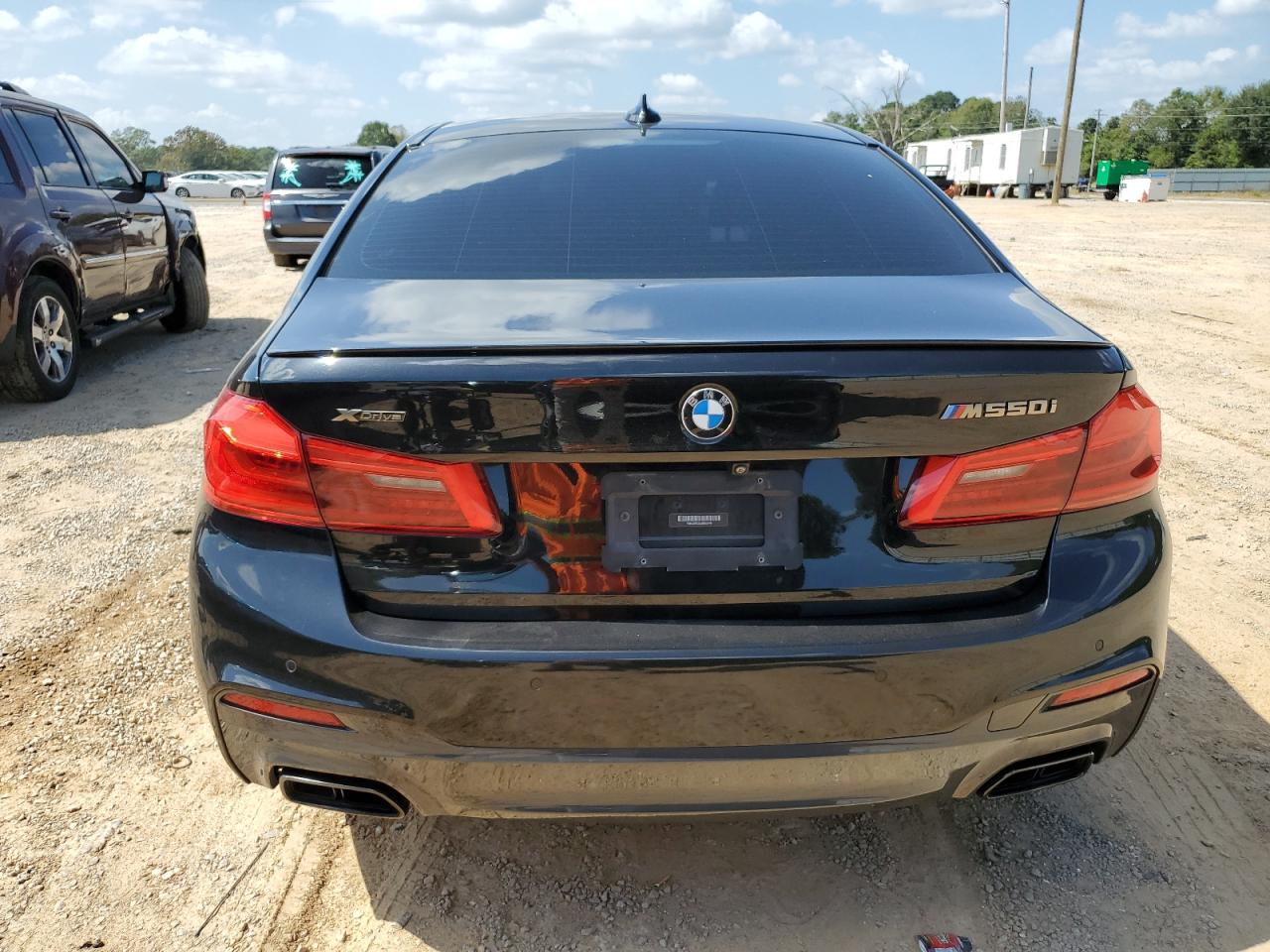 2018 Bmw M550xi Black vin: WBAJB9C55JB050048