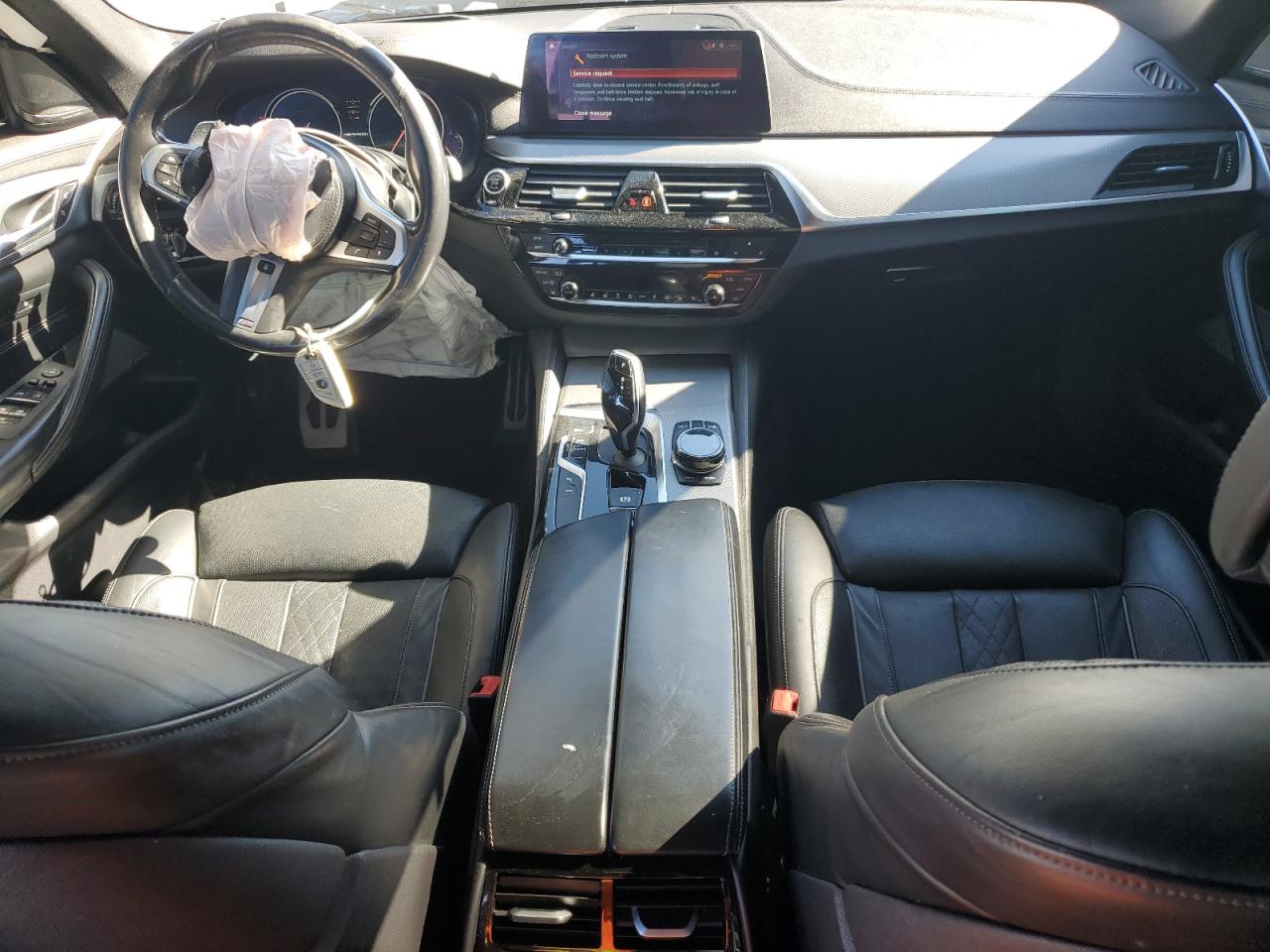 2018 Bmw M550xi White vin: WBAJB9C58JB049959