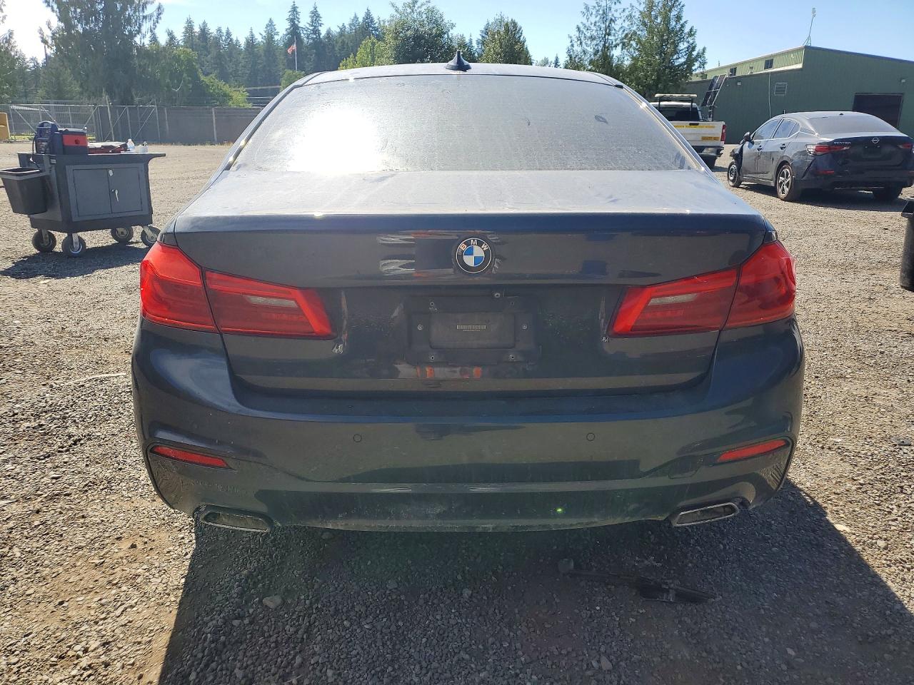 2017 Bmw 540 I Black vin: WBAJE5C3XHG914233