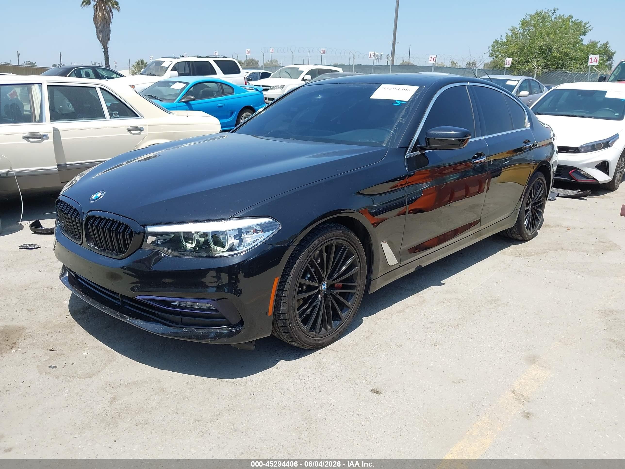 2018 Bmw 540i   Black vin: WBAJE5C57JWA97447