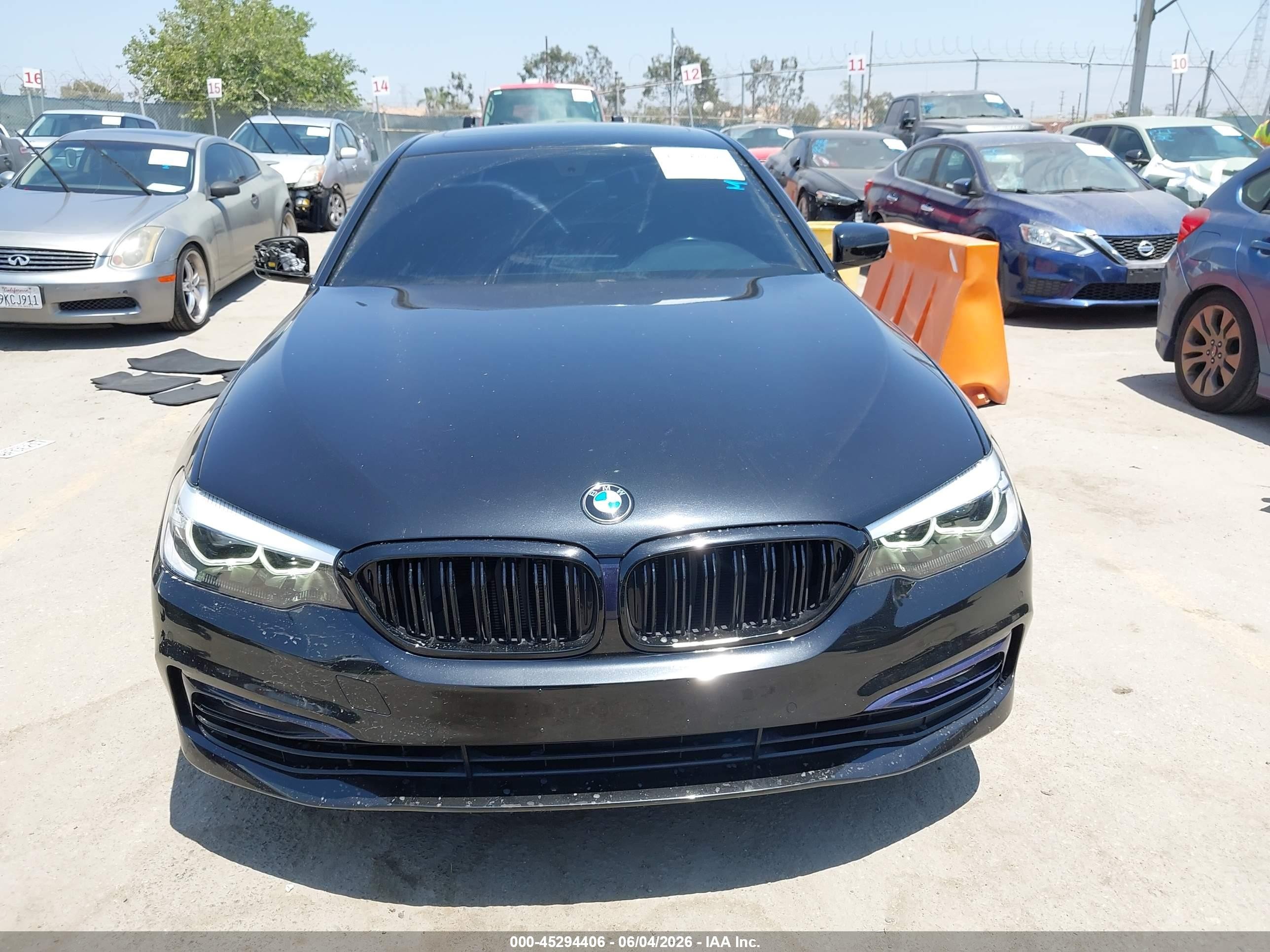 2018 Bmw 540i   Black vin: WBAJE5C57JWA97447