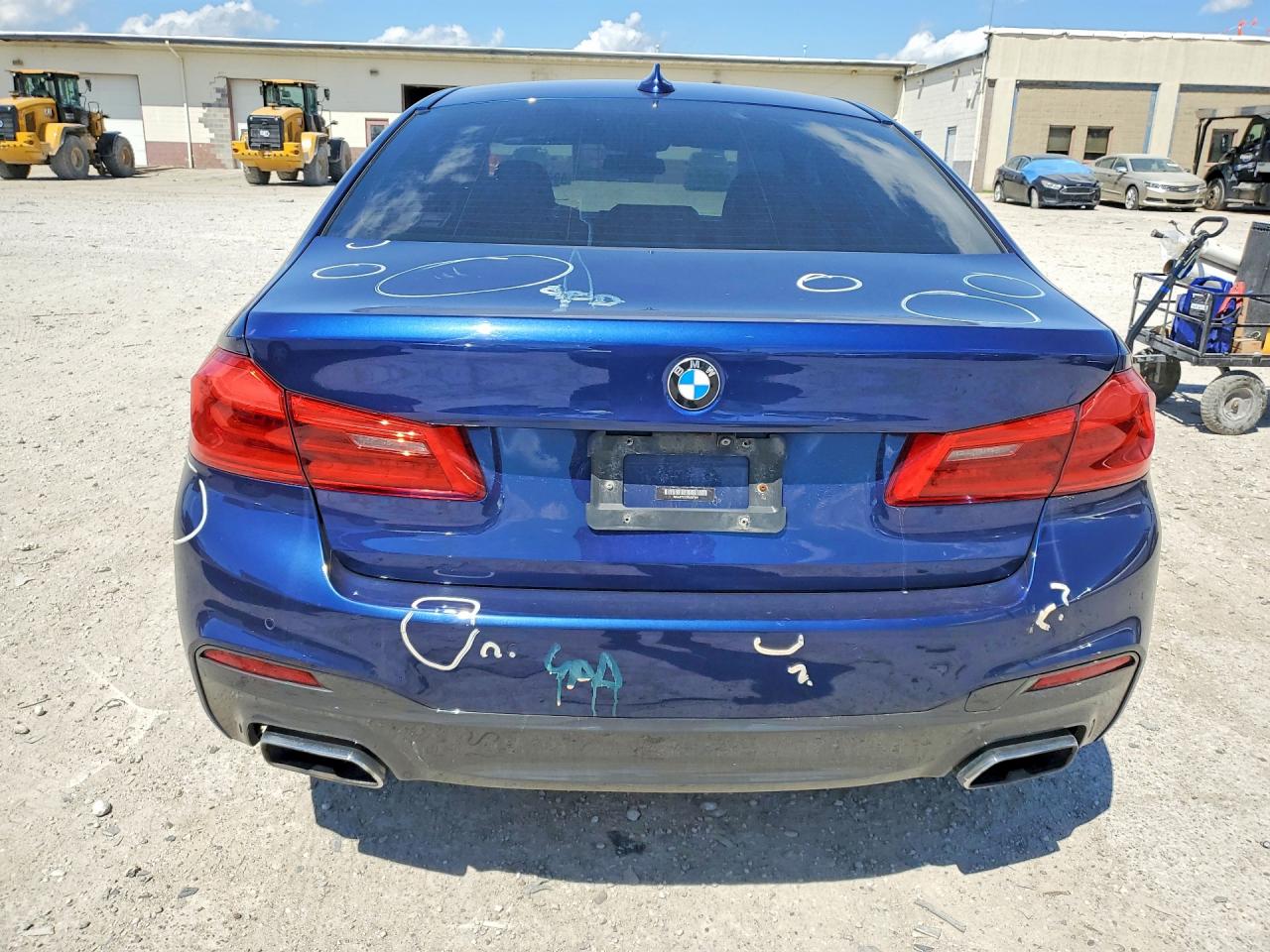 2017 Bmw 540 Xi Blue vin: WBAJE7C30HG887961