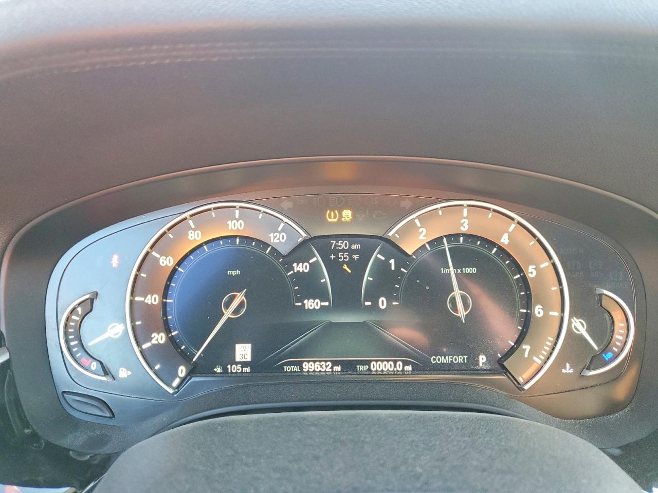 2017 Bmw 540 Xi Blue vin: WBAJE7C30HG887961