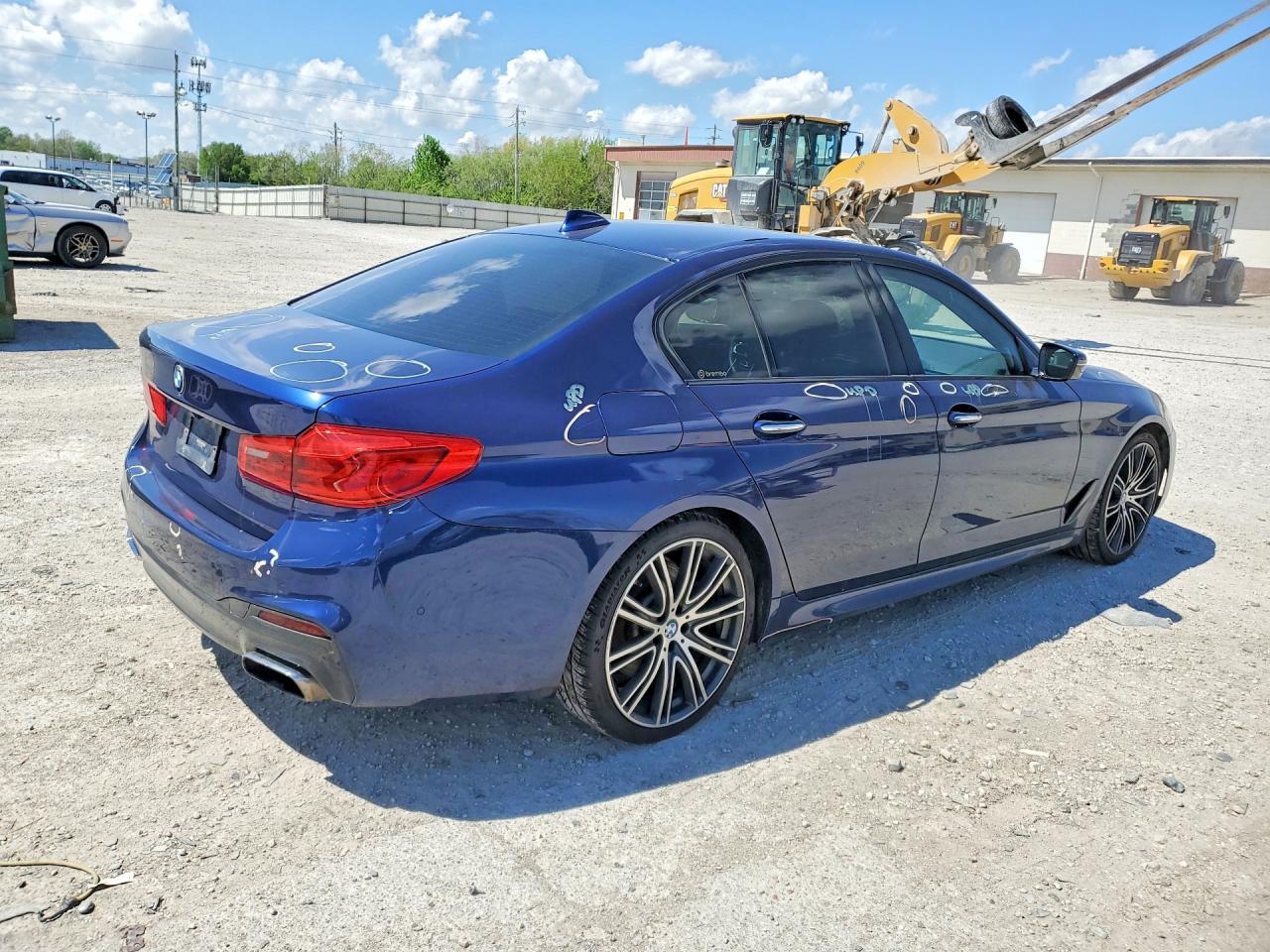 2017 Bmw 540 Xi Blue vin: WBAJE7C30HG887961