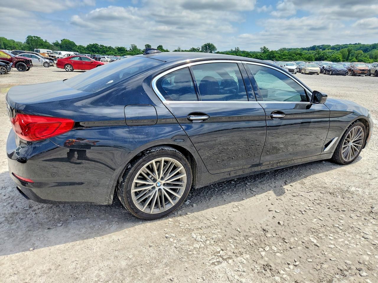 2017 Bmw 540 Xi Black vin: WBAJE7C33HG890921