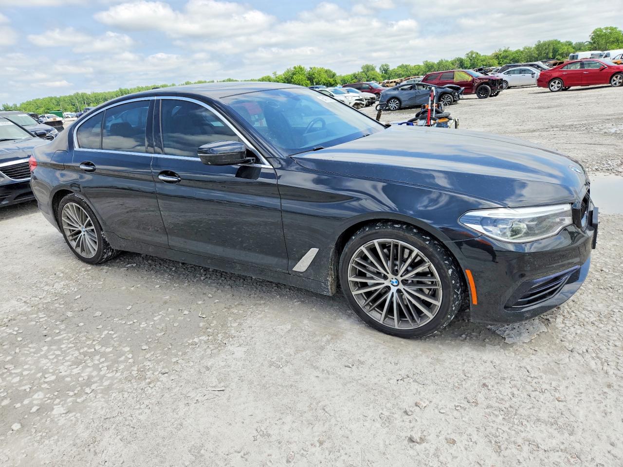 2017 Bmw 540 Xi Black vin: WBAJE7C33HG890921