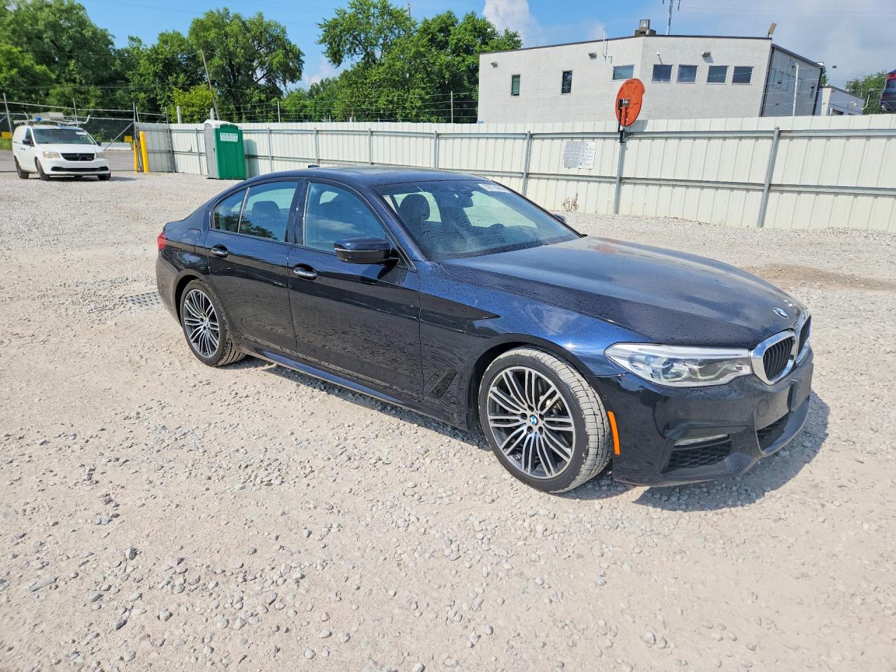 2017 Bmw 540 Xi Blue vin: WBAJE7C37HG478856