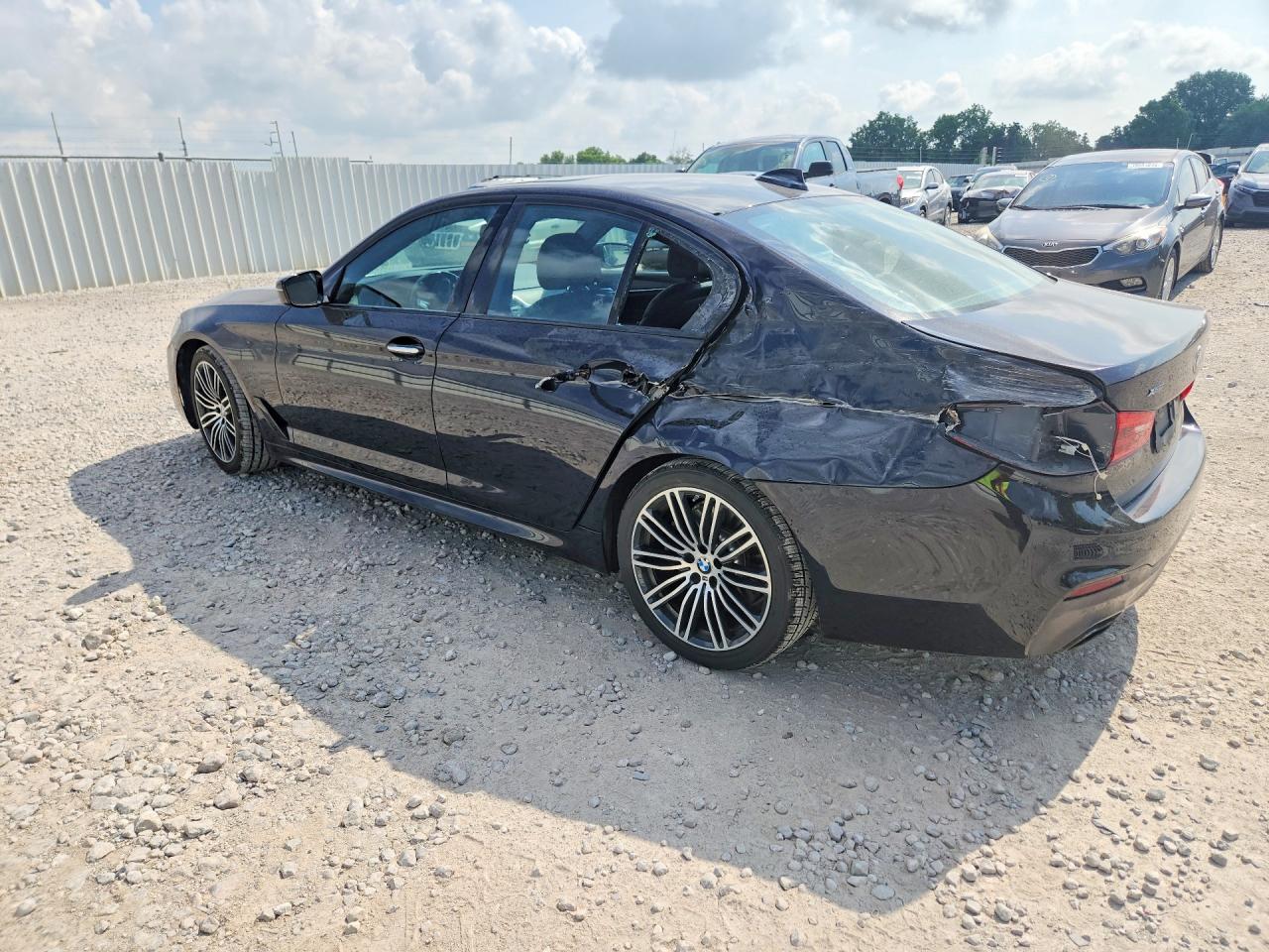 2017 Bmw 540 Xi Blue vin: WBAJE7C37HG478856